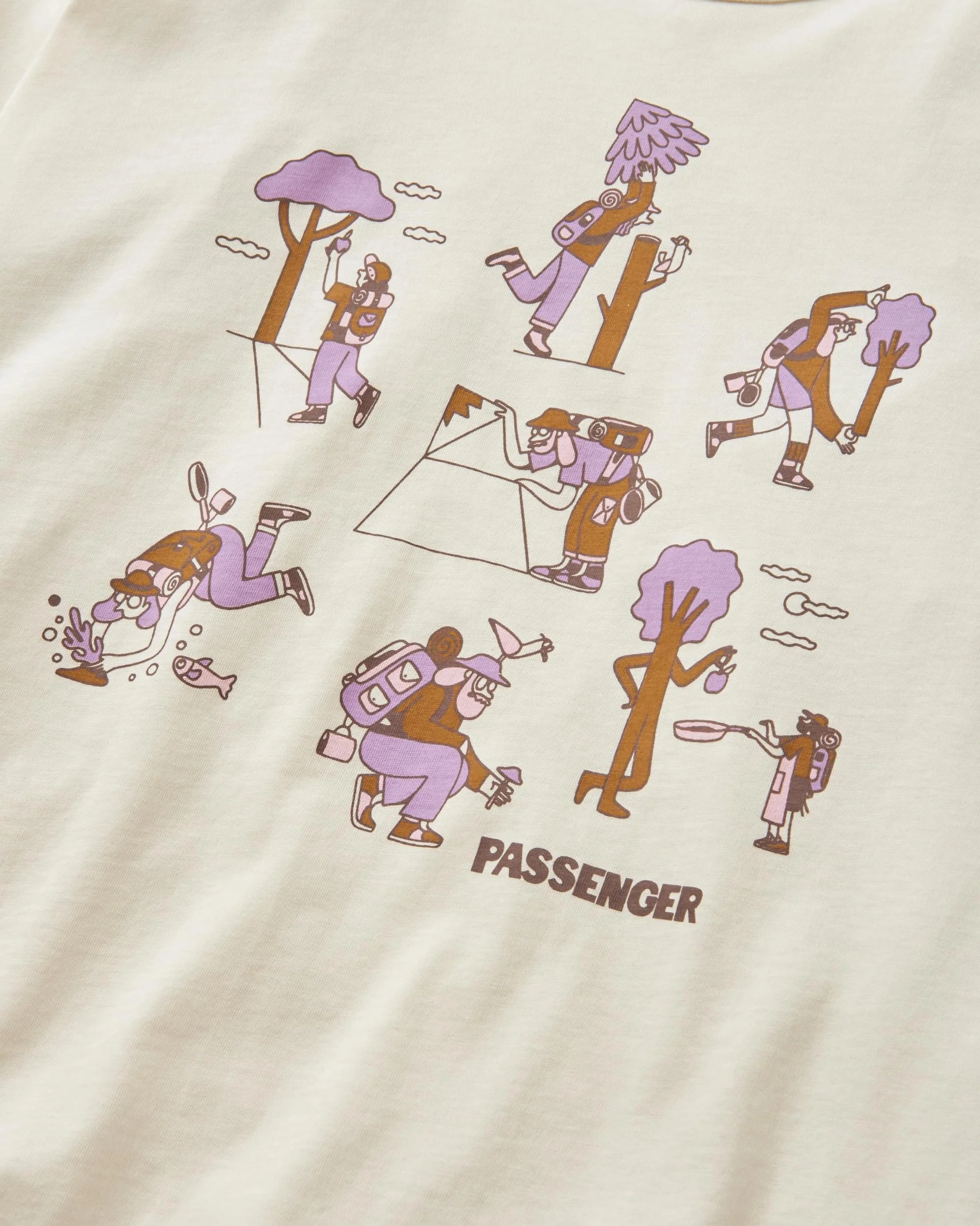 Go Forage Organic Cotton T-Shirt - Birch - Image 4