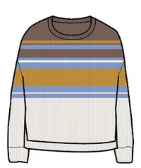 Grasslands Oversized Organic Cotton Knitted Jumper - Acorn - Image 6
