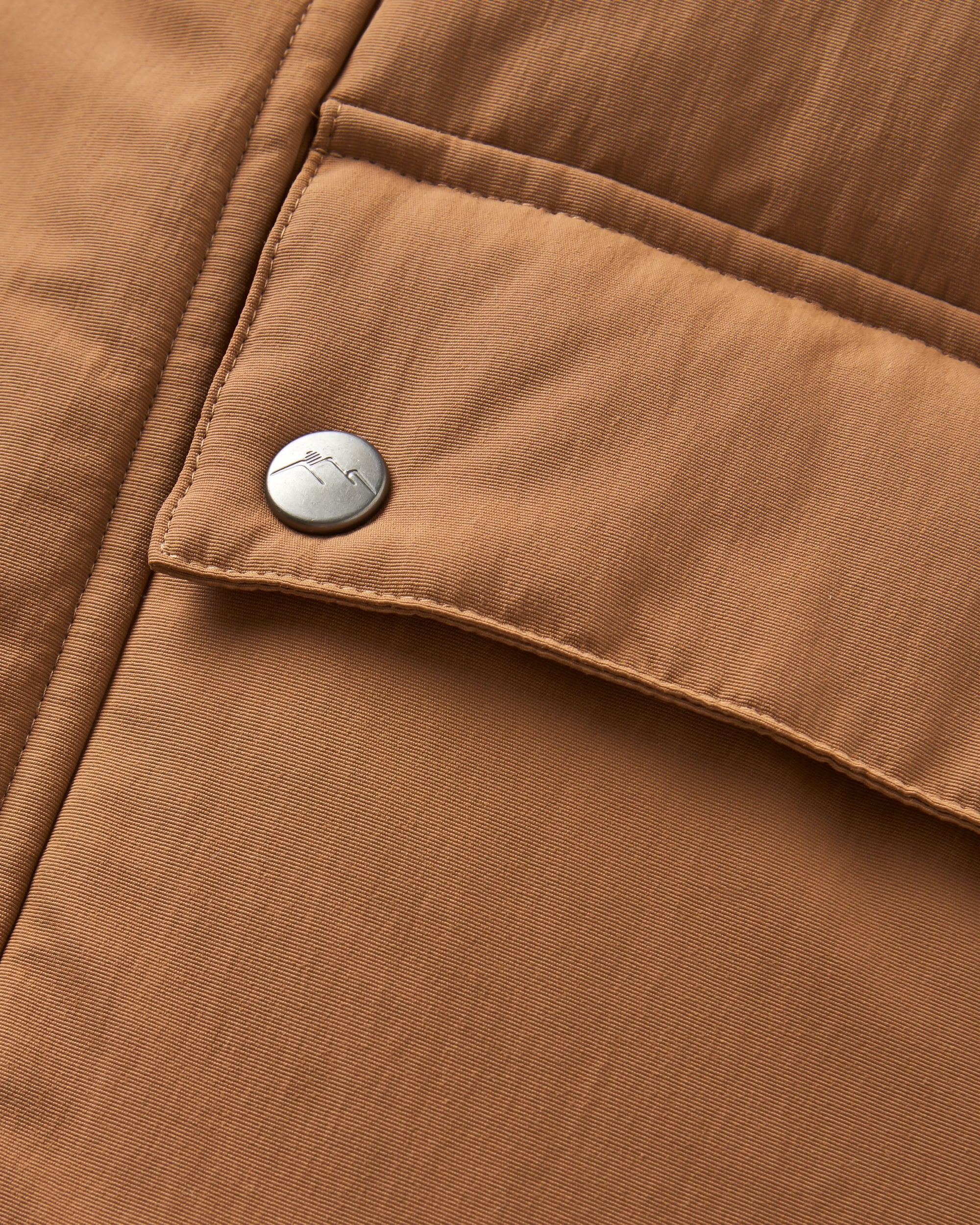 Grounded Down Jacket - Toffee - Image 7