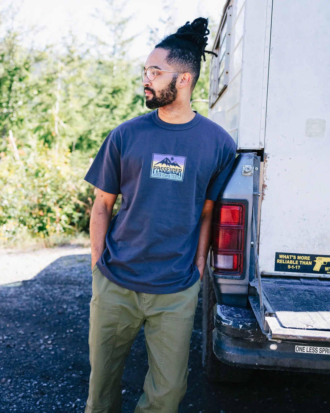 Grounded Organic Relaxed Fit T-Shirt - Charcoal - Image 4