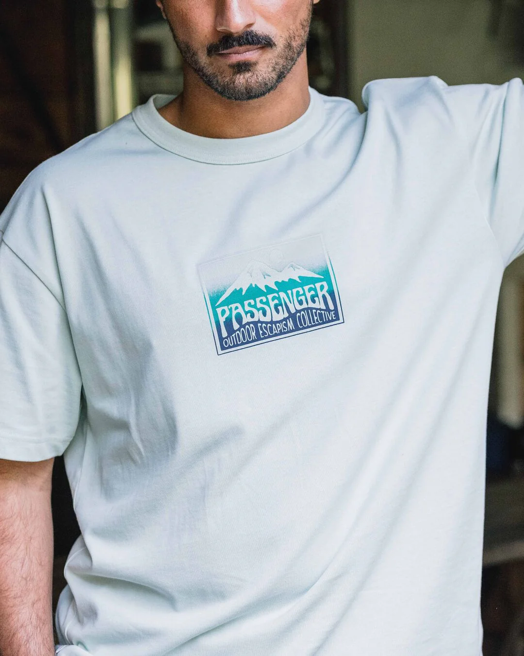 Grounded Organic Relaxed Fit T-Shirt - Surf Spray - Image 2