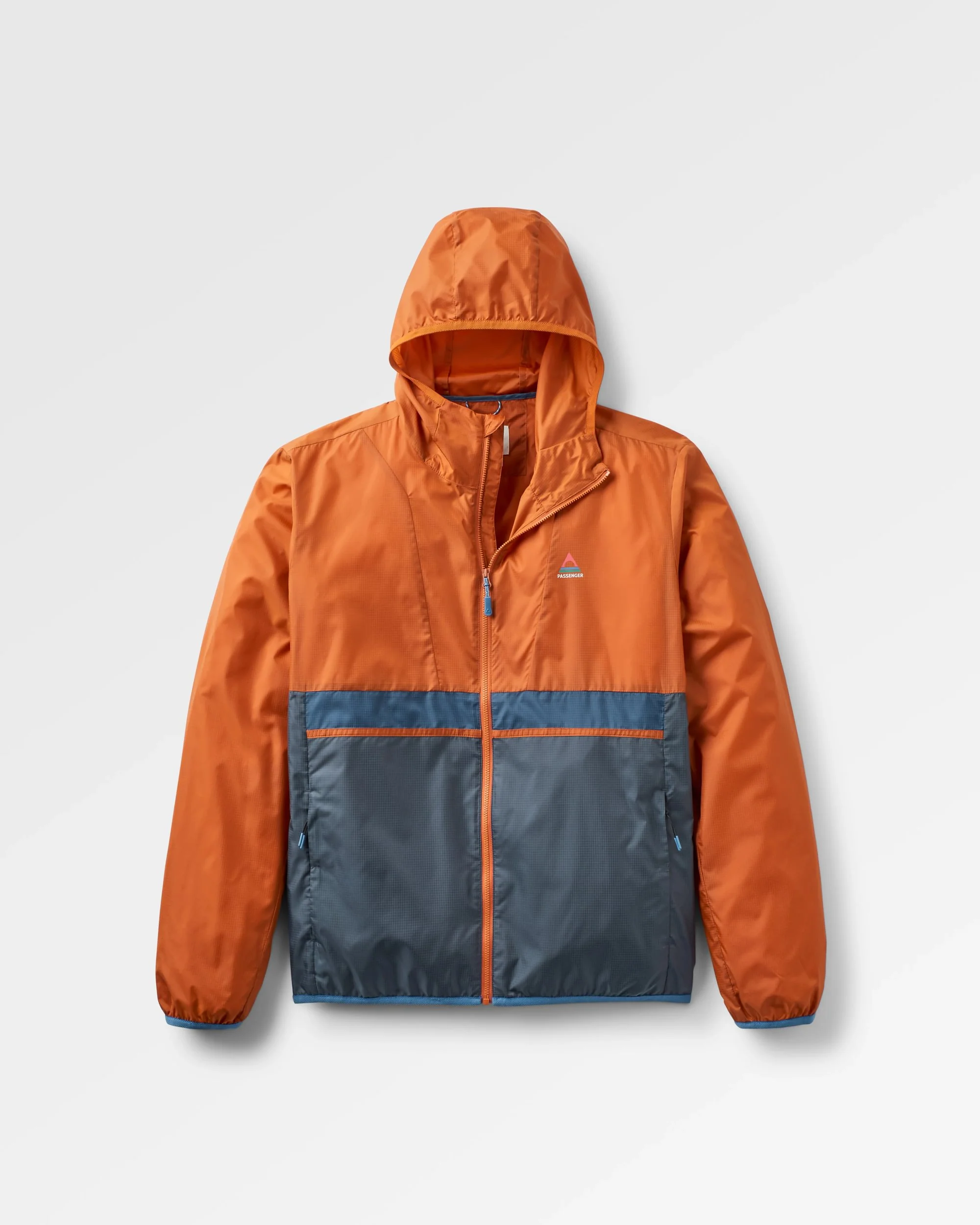 Gusto Windshell Jacket - Sunset Orange/Charcoal - Image 2