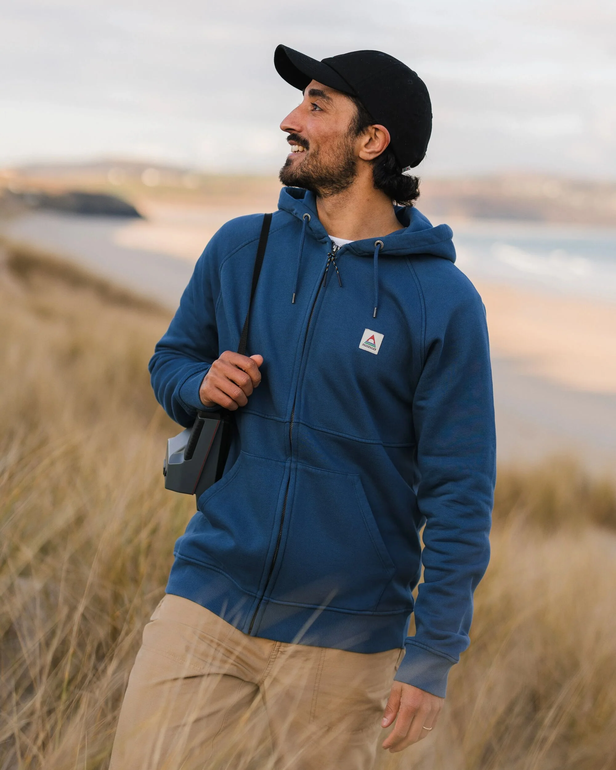 Heritage Full Zip Hoodie - Dark Denim - Image 3