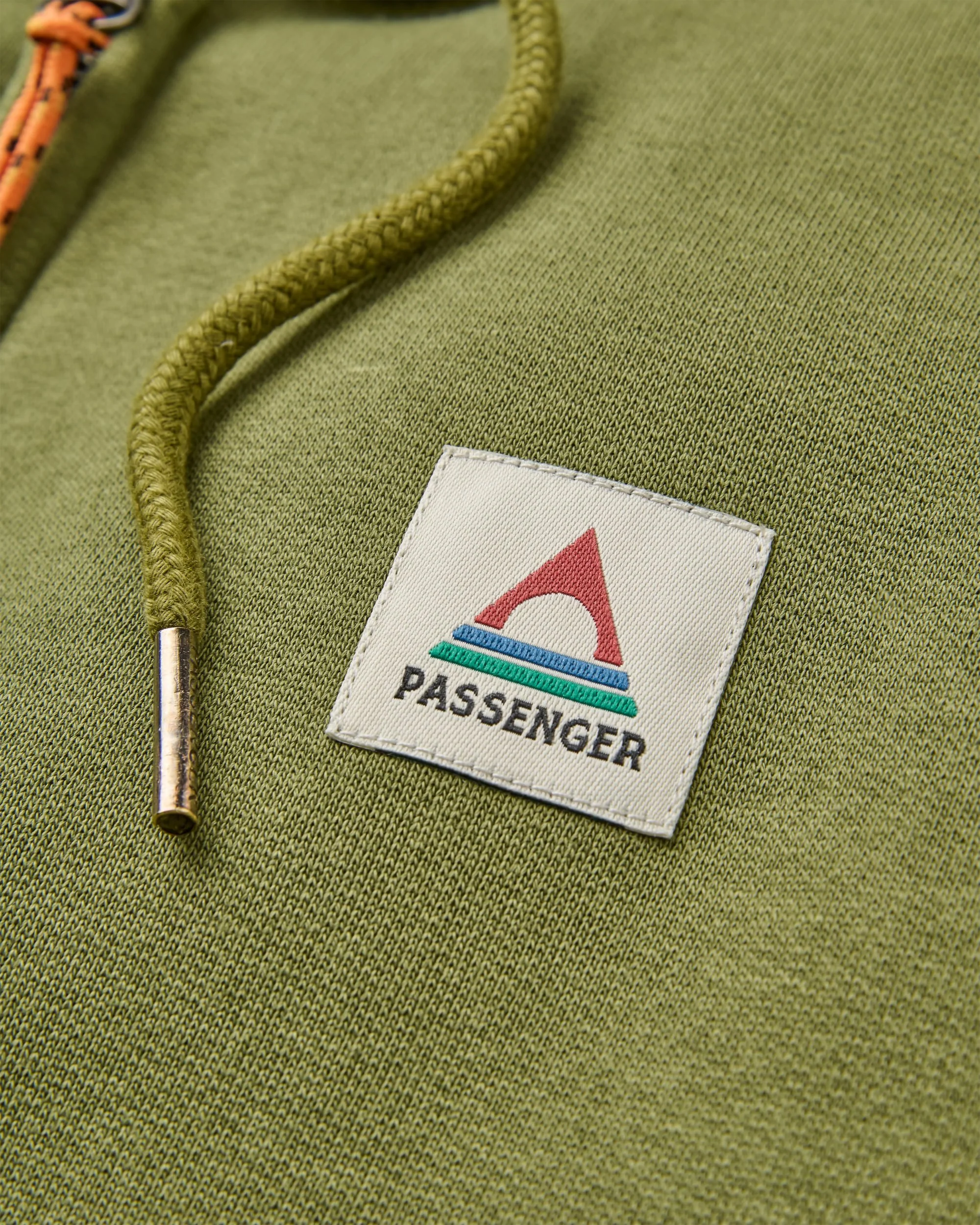 Heritage Full Zip Hoodie - Khaki - Image 3