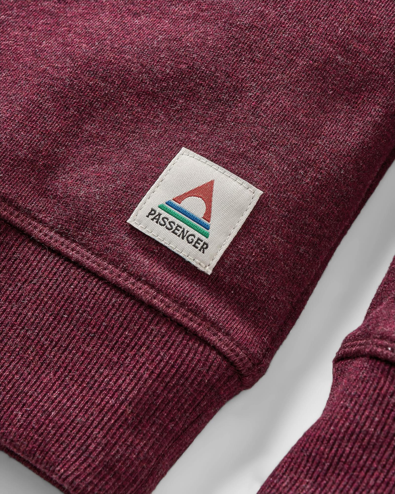 Heritage Men's Sweatshirt - Wine Marl - Image 6
