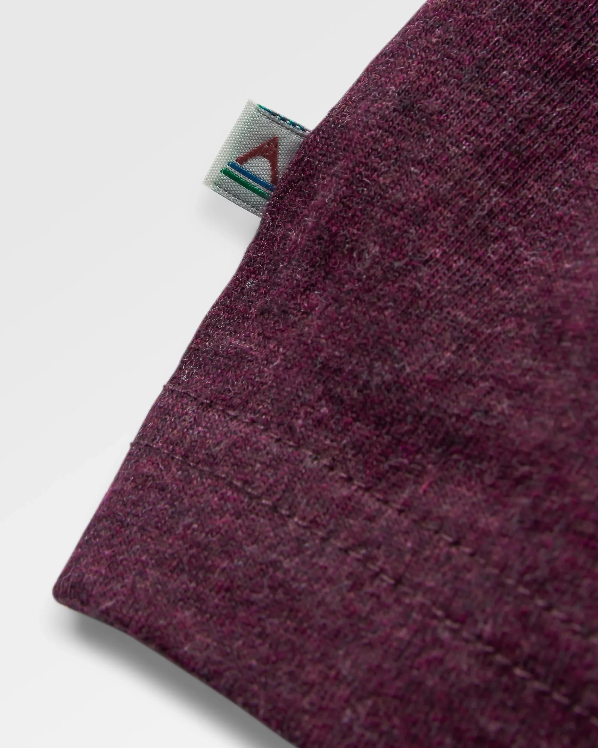 Heritage Organic Relaxed Fit T-Shirt - Wine Marl - Image 4