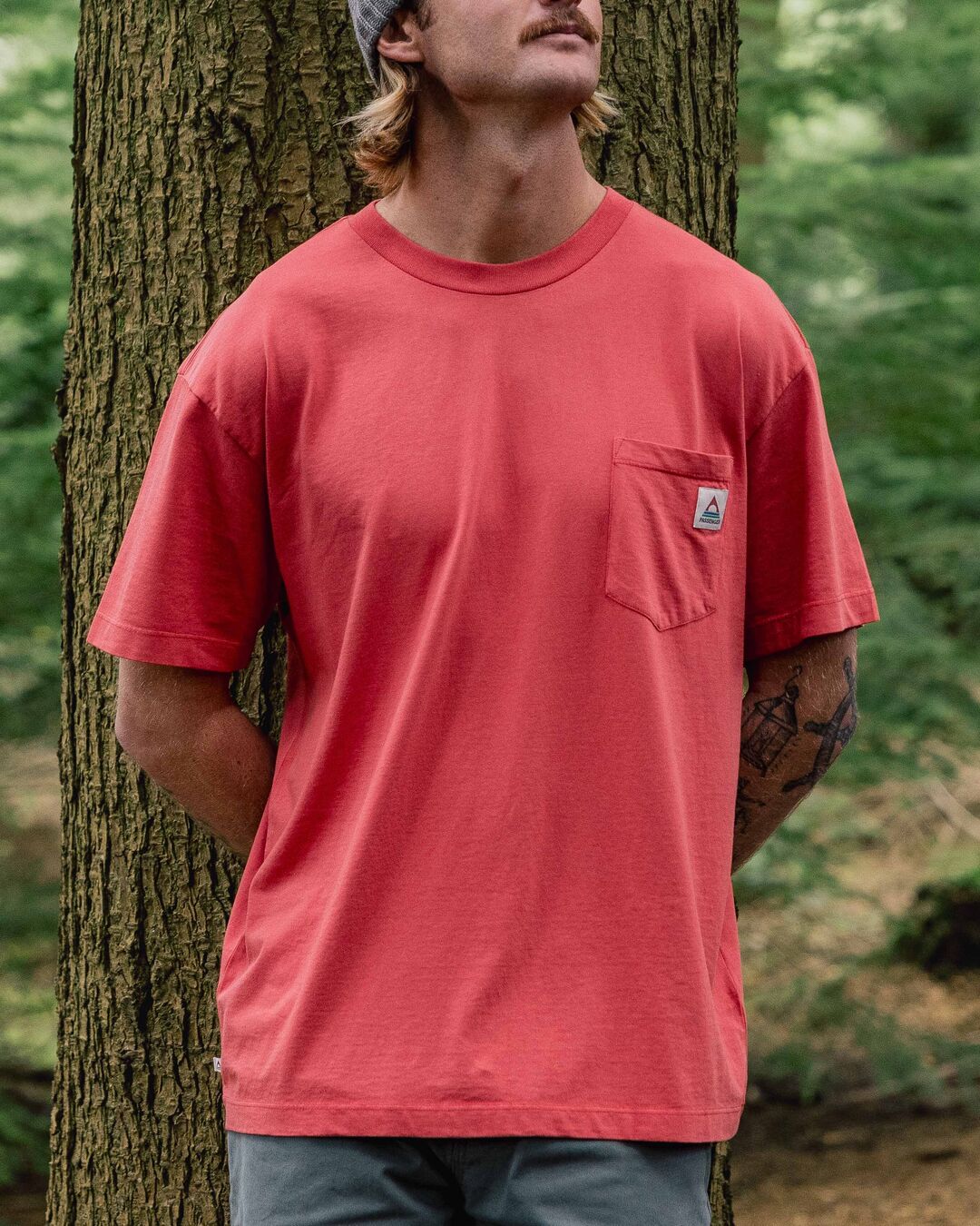 Heritage Relaxed Fit T-Shirt - Cardinal
