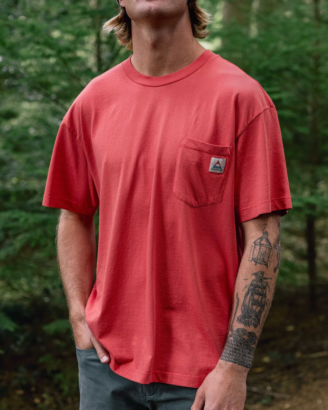 Heritage Relaxed Fit T-Shirt - Cardinal - Image 2