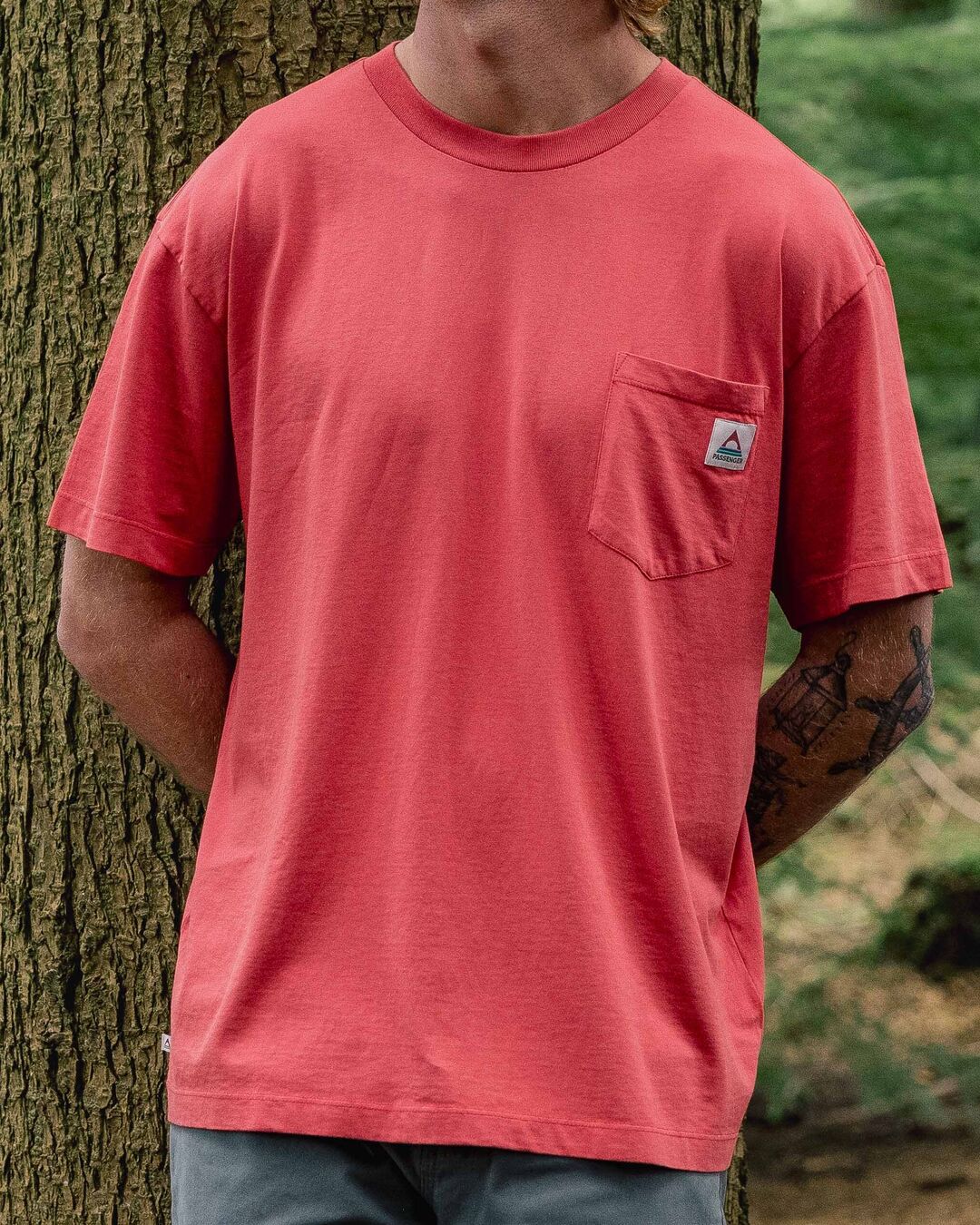 Heritage Relaxed Fit T-Shirt - Cardinal - Image 4