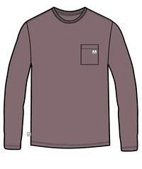 Heritage Organic Relaxed Fit LS T-Shirt - Grape - Image 12