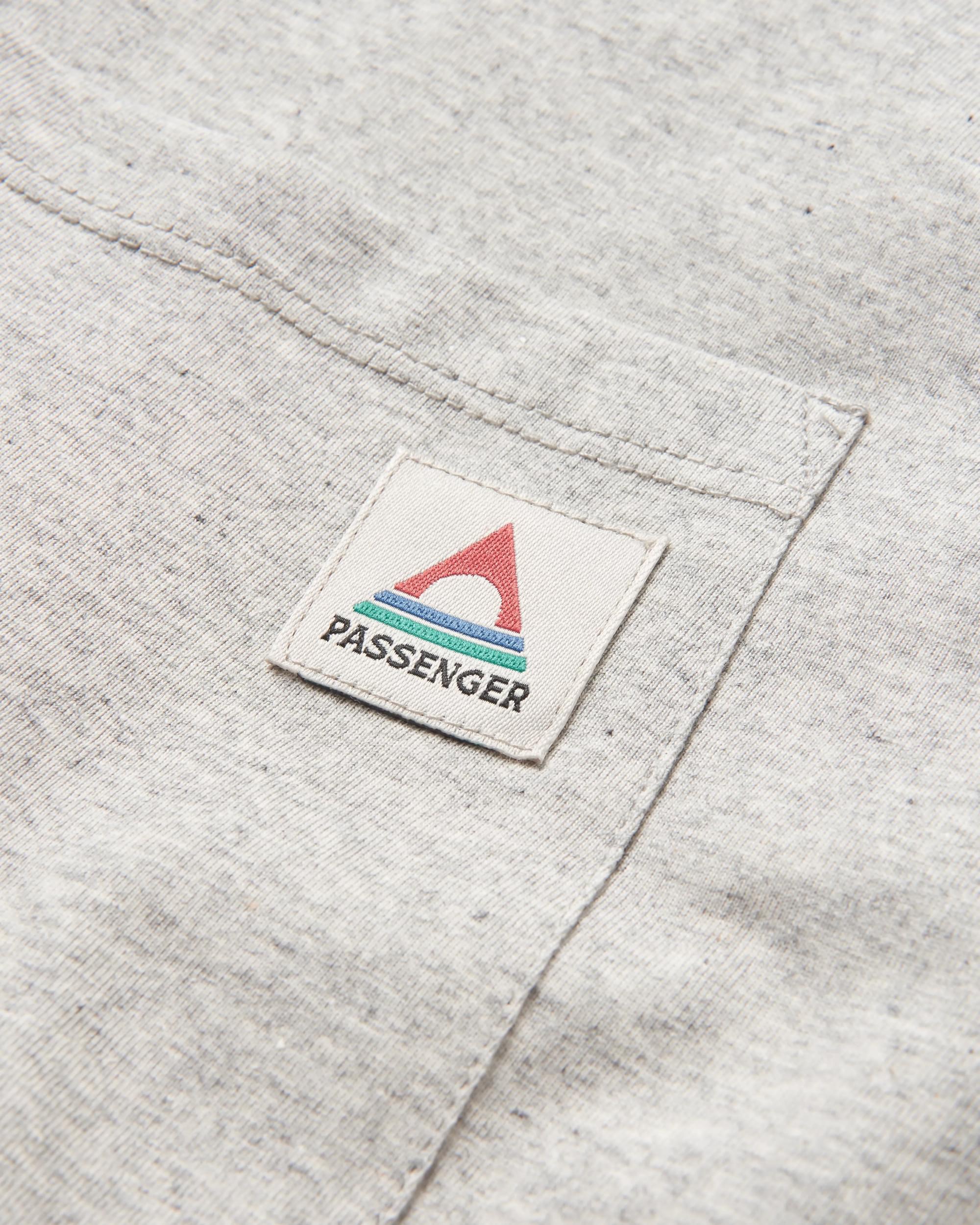 Heritage Organic Relaxed Fit LS T-Shirt - Grey Marl - Image 6