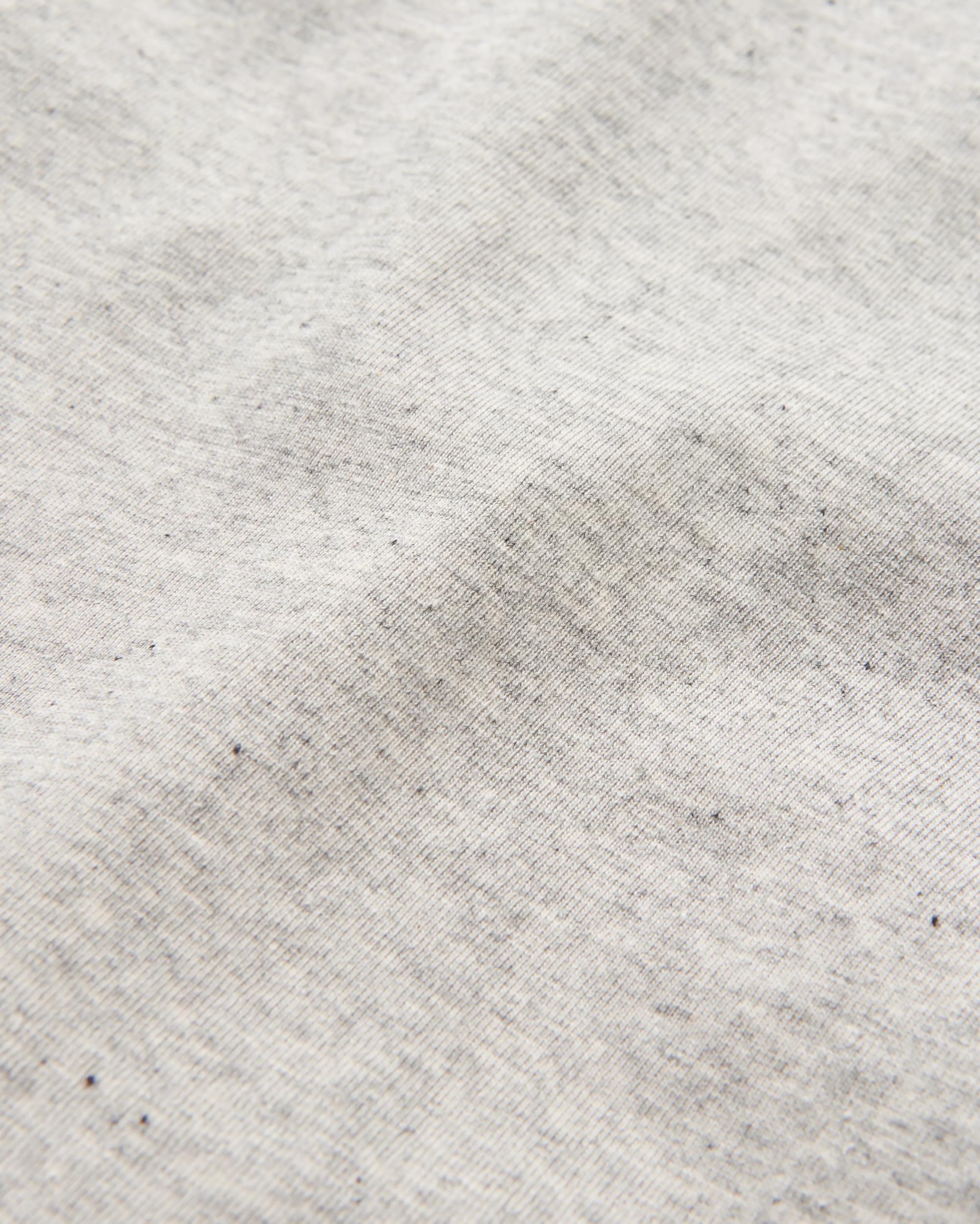 Heritage Organic Relaxed Fit LS T-Shirt - Grey Marl - Image 7
