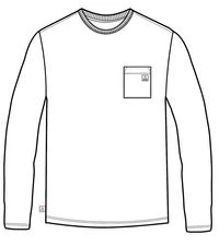 Heritage Organic Relaxed Fit LS T-Shirt - White - Image 10