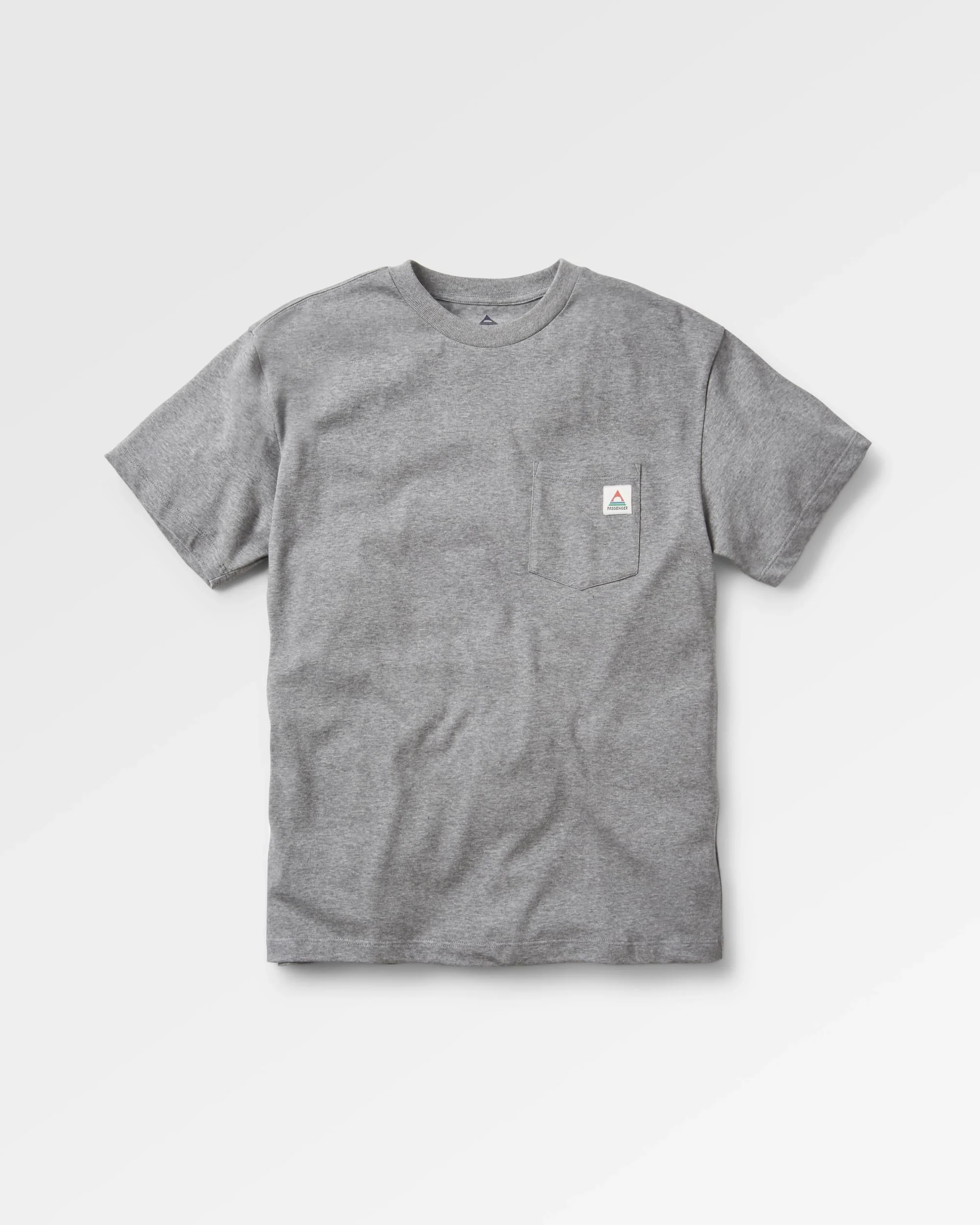Heritage Organic Relaxed Fit T-Shirt - Dark Grey Marl - Image 2