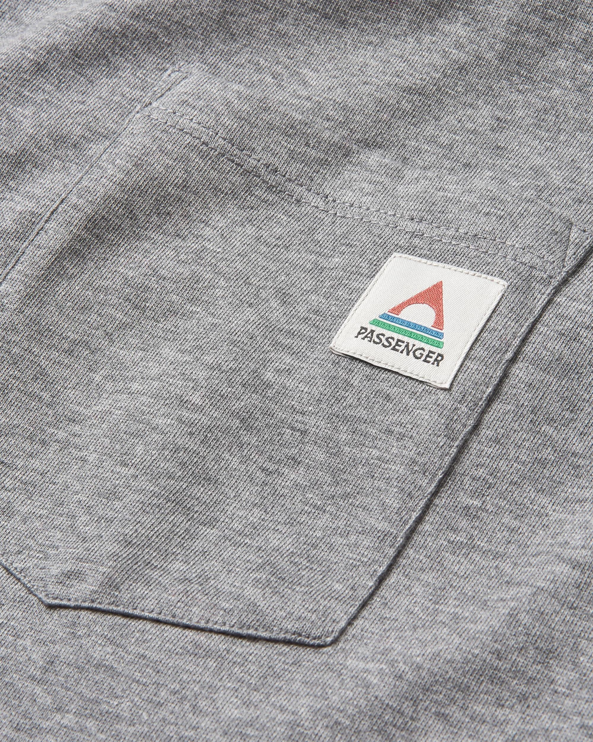 Heritage Organic Relaxed Fit T-Shirt - Dark Grey Marl - Image 5