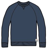 Heritage Men's Sweatshirt - Dark Denim - Image 5