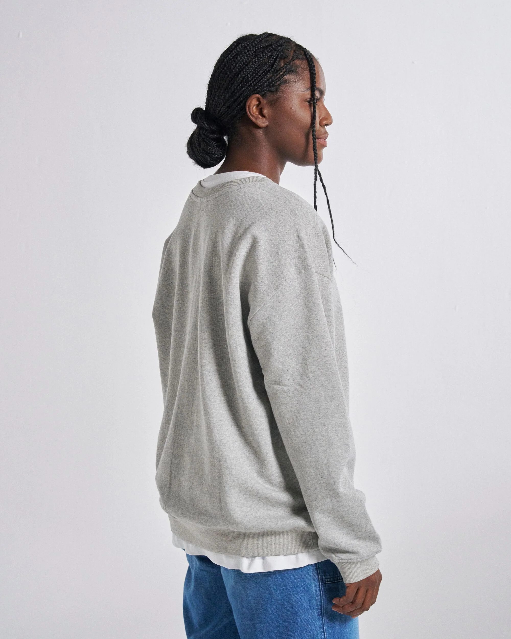 Heritage Women's Sweatshirt - Mid Grey Marl - Image 6