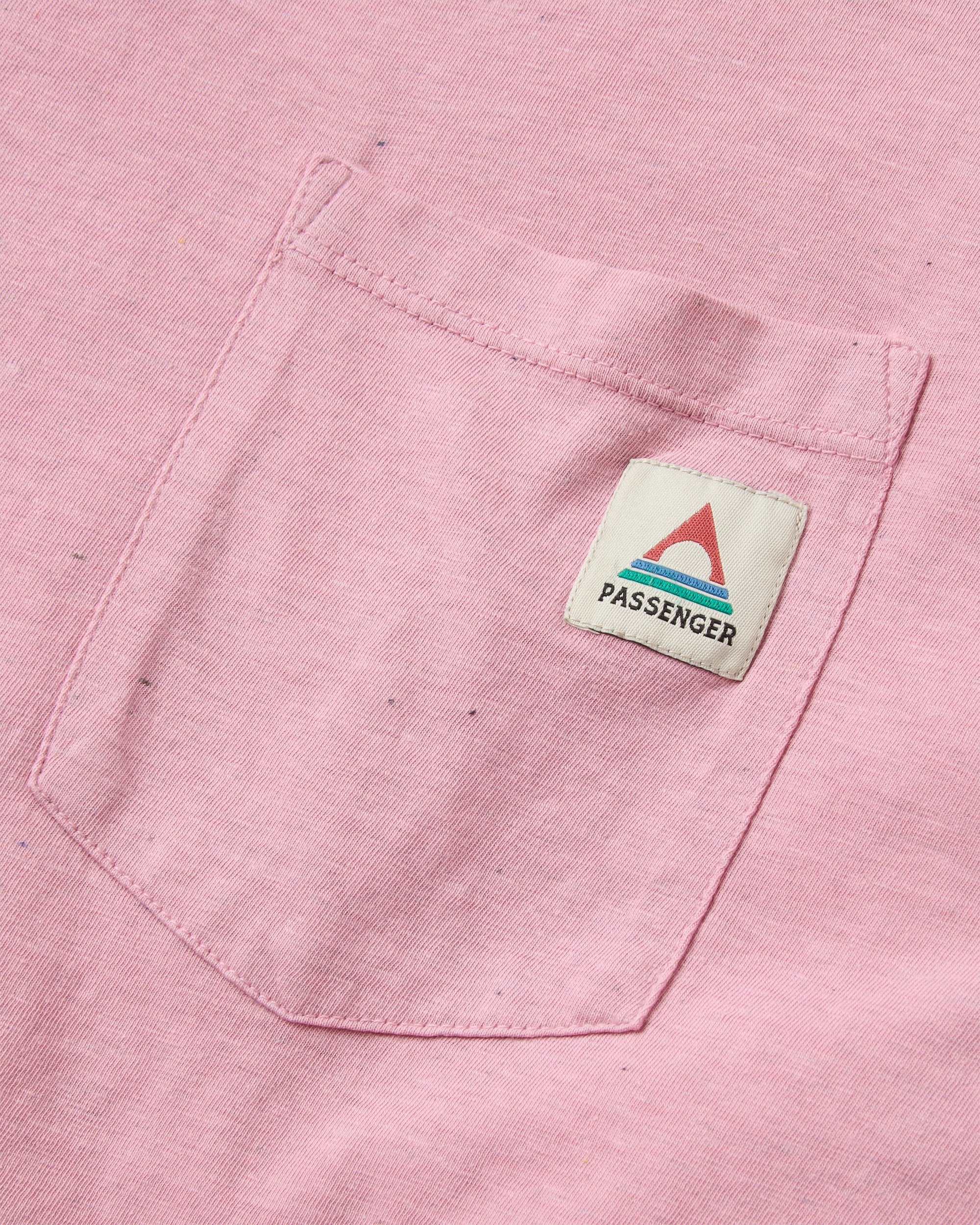 Heritage Organic Relaxed Fit LS T-Shirt - Pink Haze - Image 2