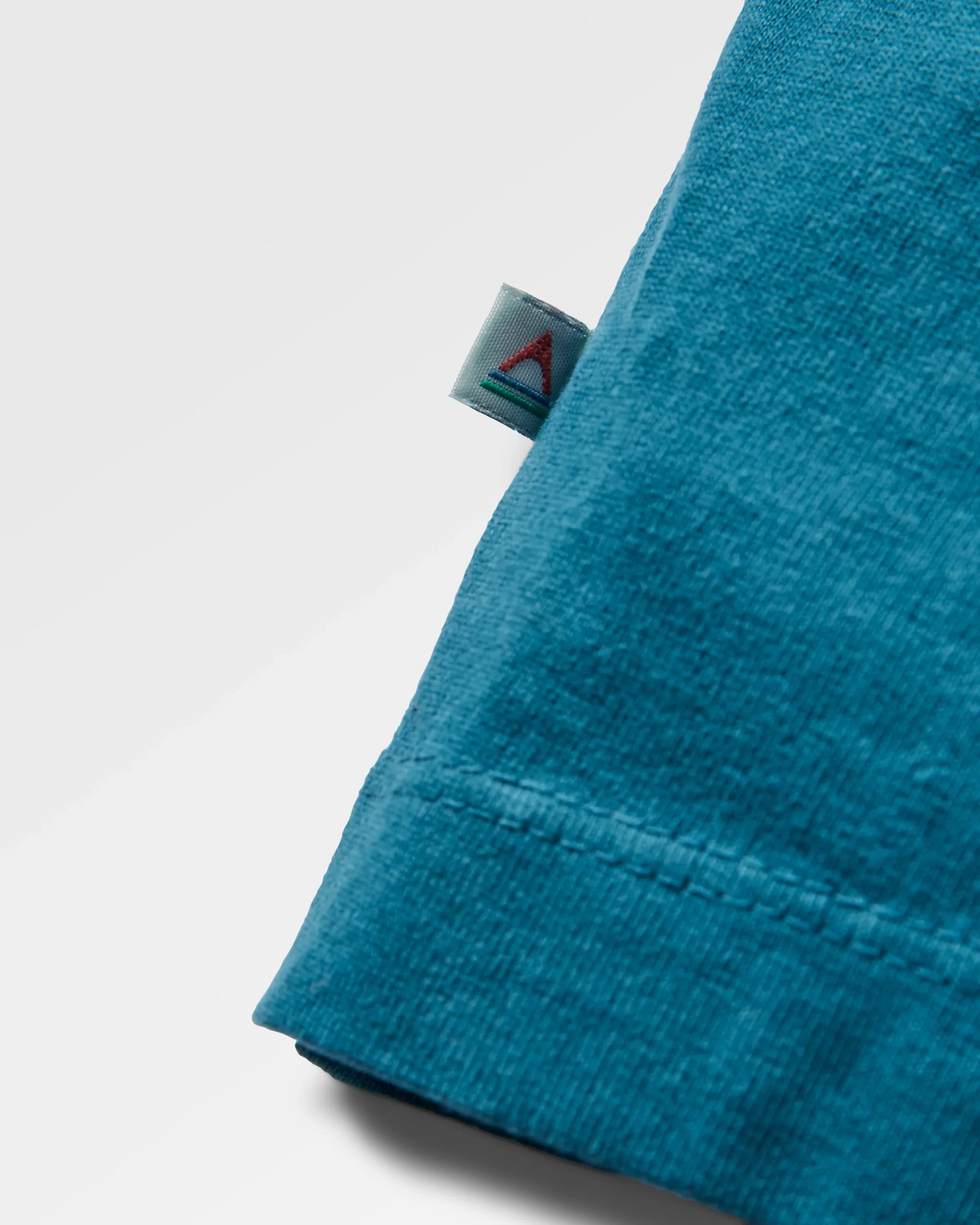 Heritage Organic Relaxed Fit LS T-Shirt - Tidal Blue - Image 4