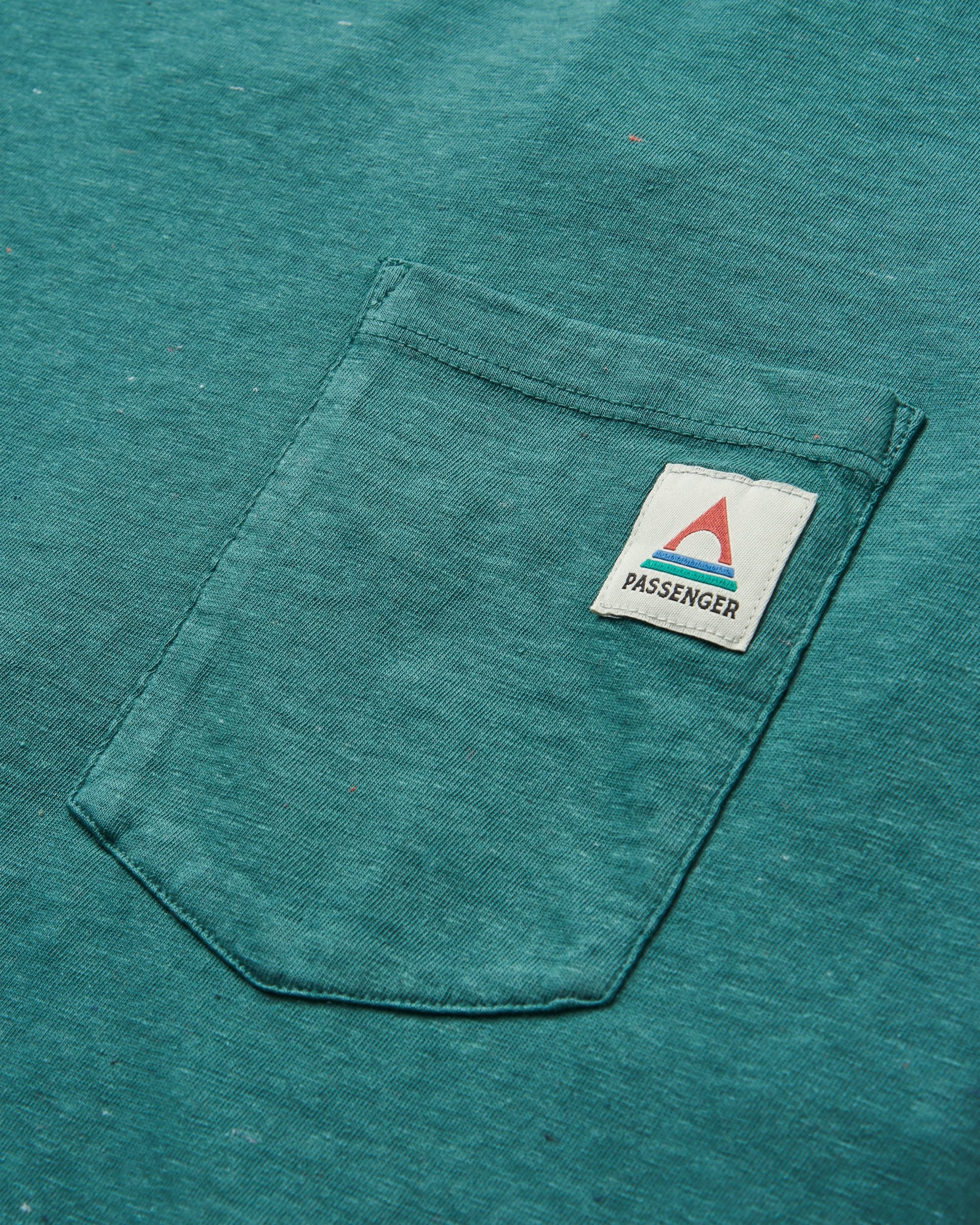 Heritage Organic Relaxed Fit T-Shirt - Deep Ocean Marl - Image 2