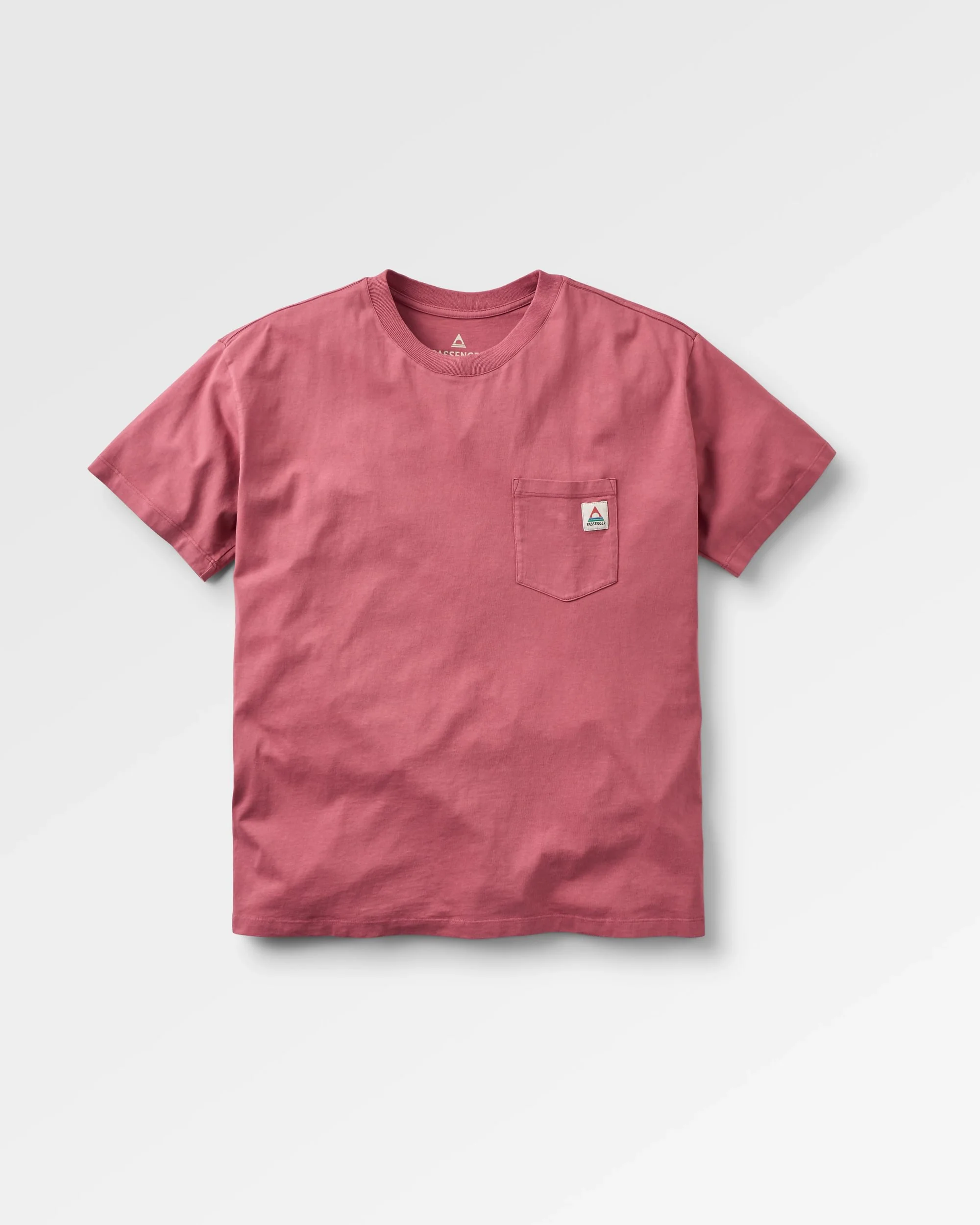 Heritage Organic Relaxed Fit T-Shirt - Mauve Dusk - Image 2
