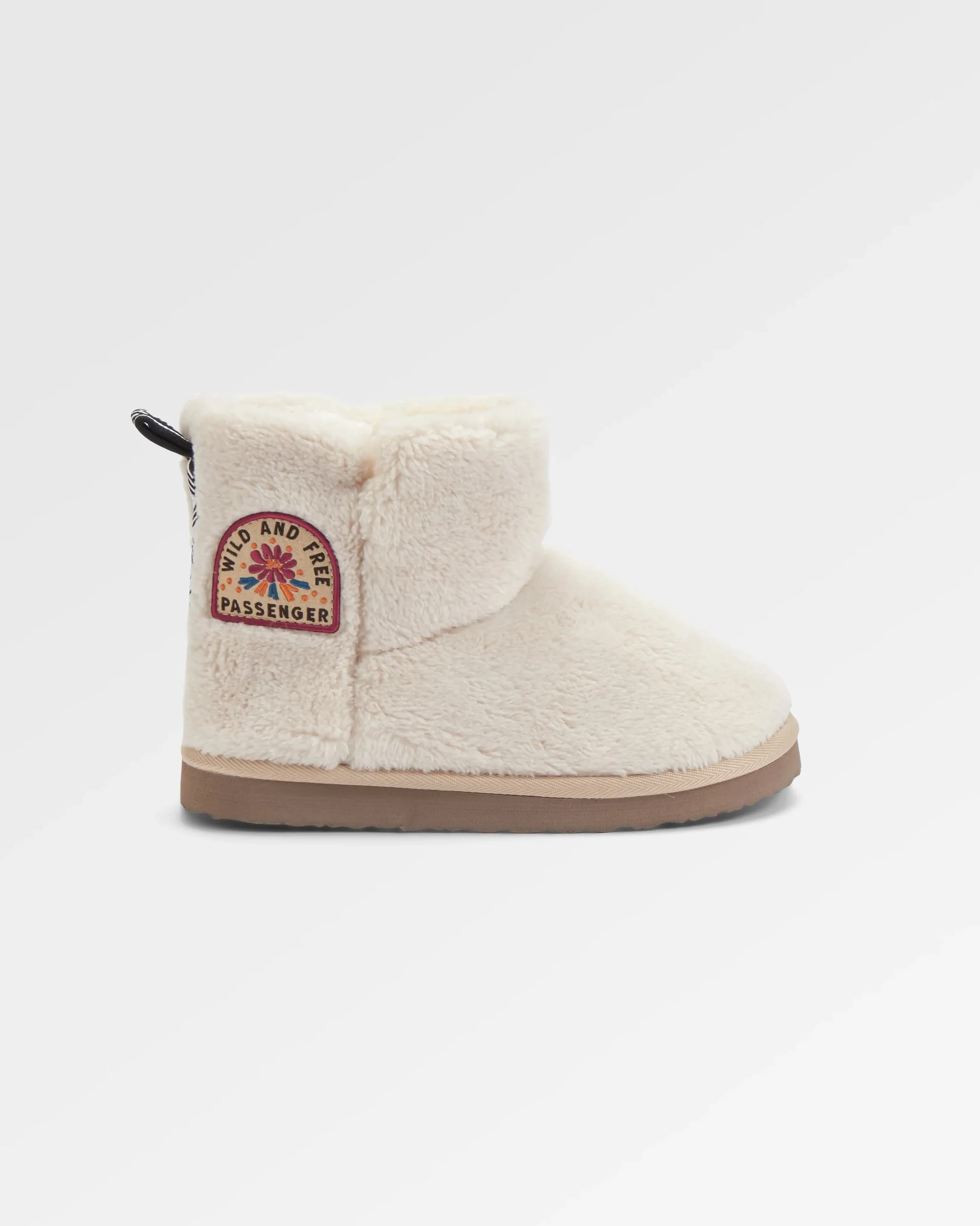 Hideaway Hut Sherpa Fleece Slipper - Birch - Image 4