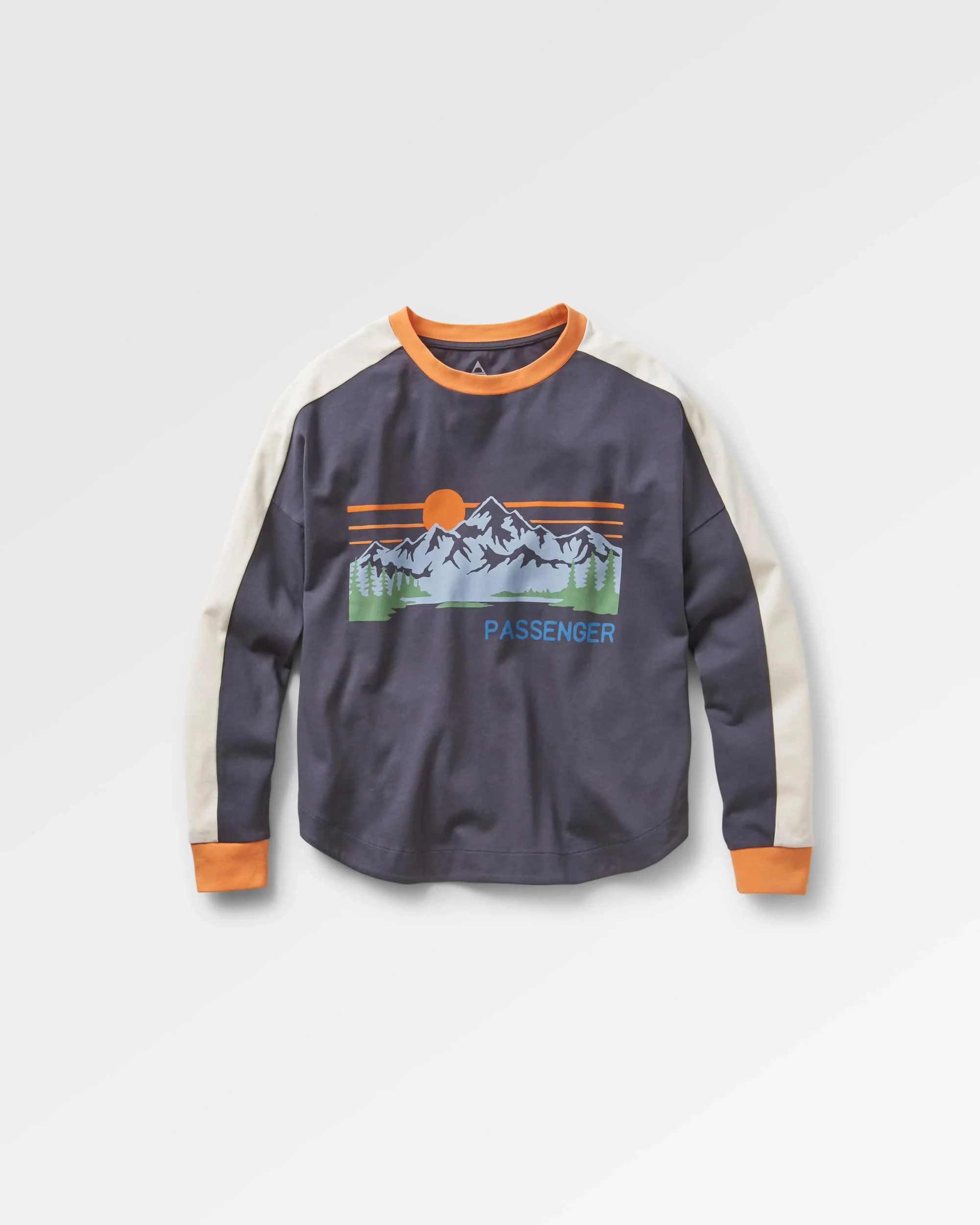 Hilltop Organic Cotton LS T-Shirt - Charcoal - Image 2