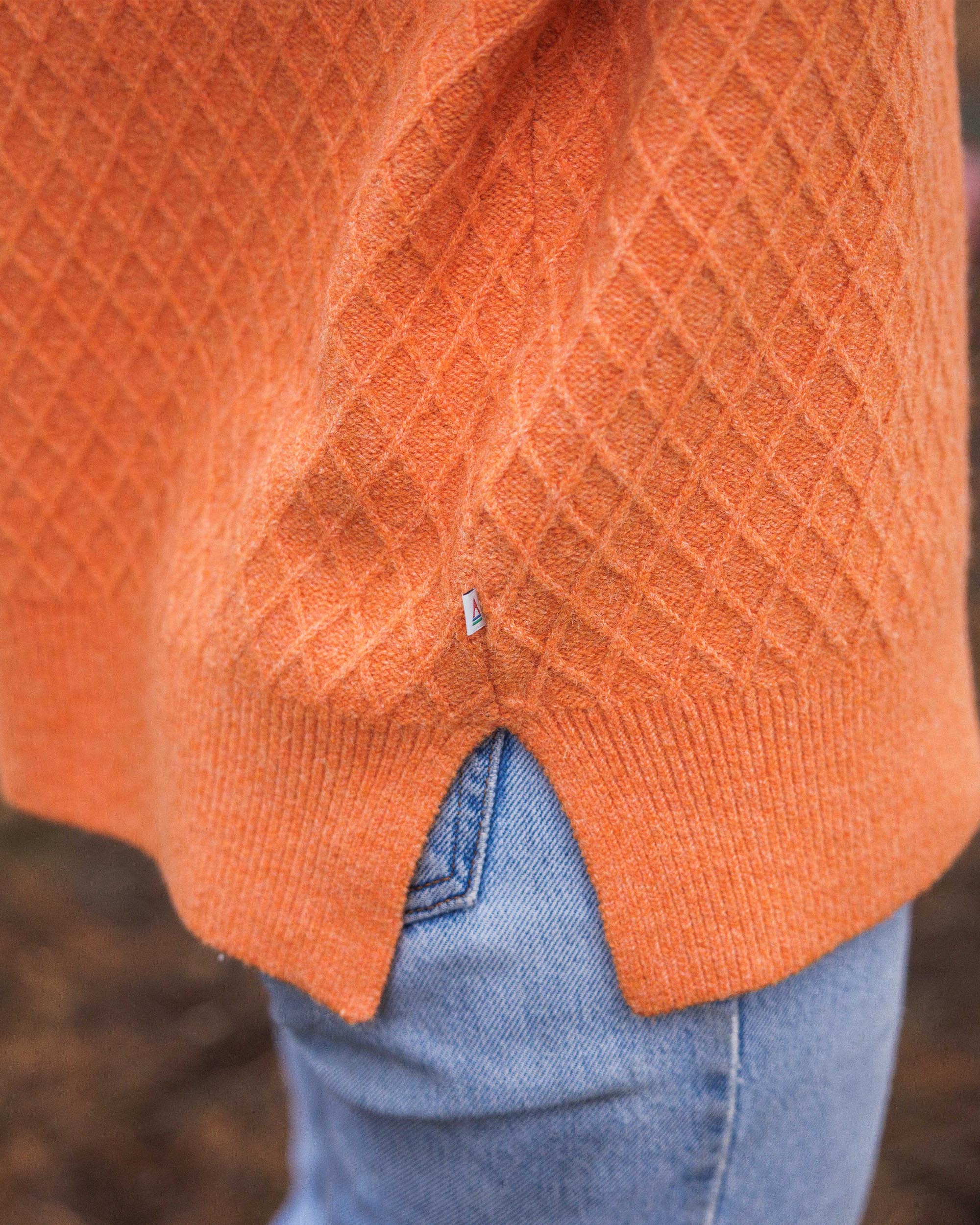 Hinterland Knitted Jumper - Apricot - Image 7