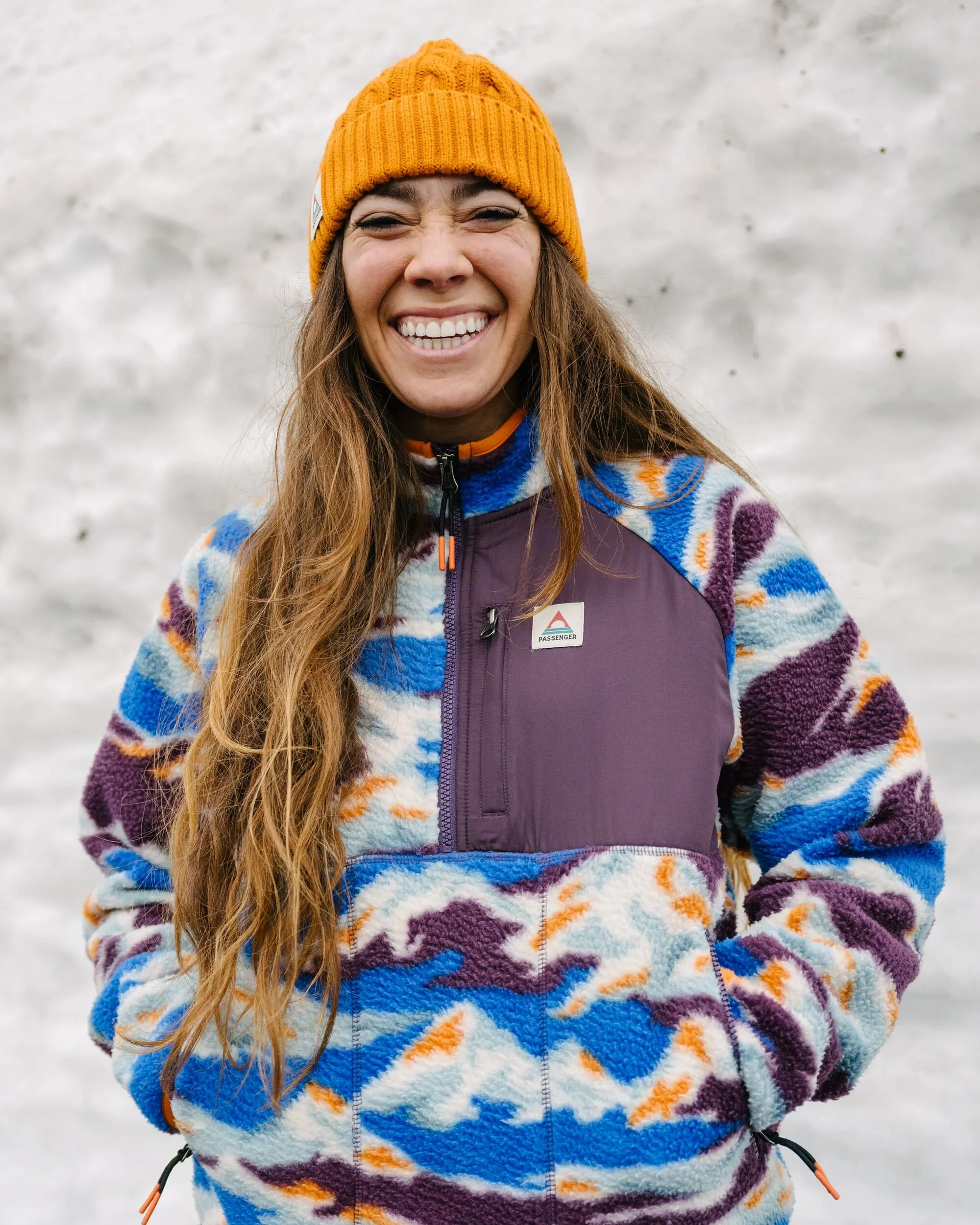 Home Sherpa Fleece - Mount Scenic Azure Blue