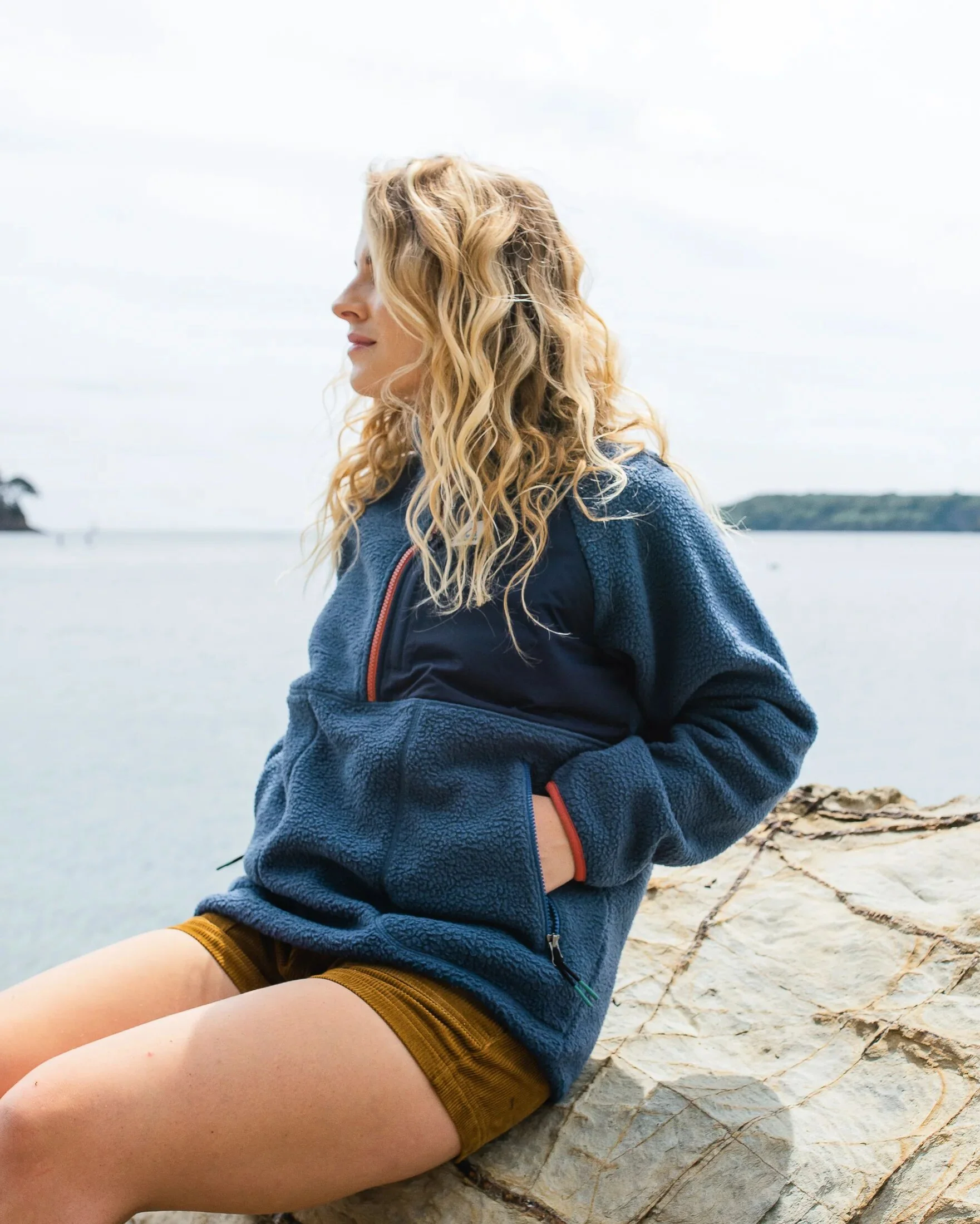 Home Sherpa Fleece - Dark Denim - Image 5