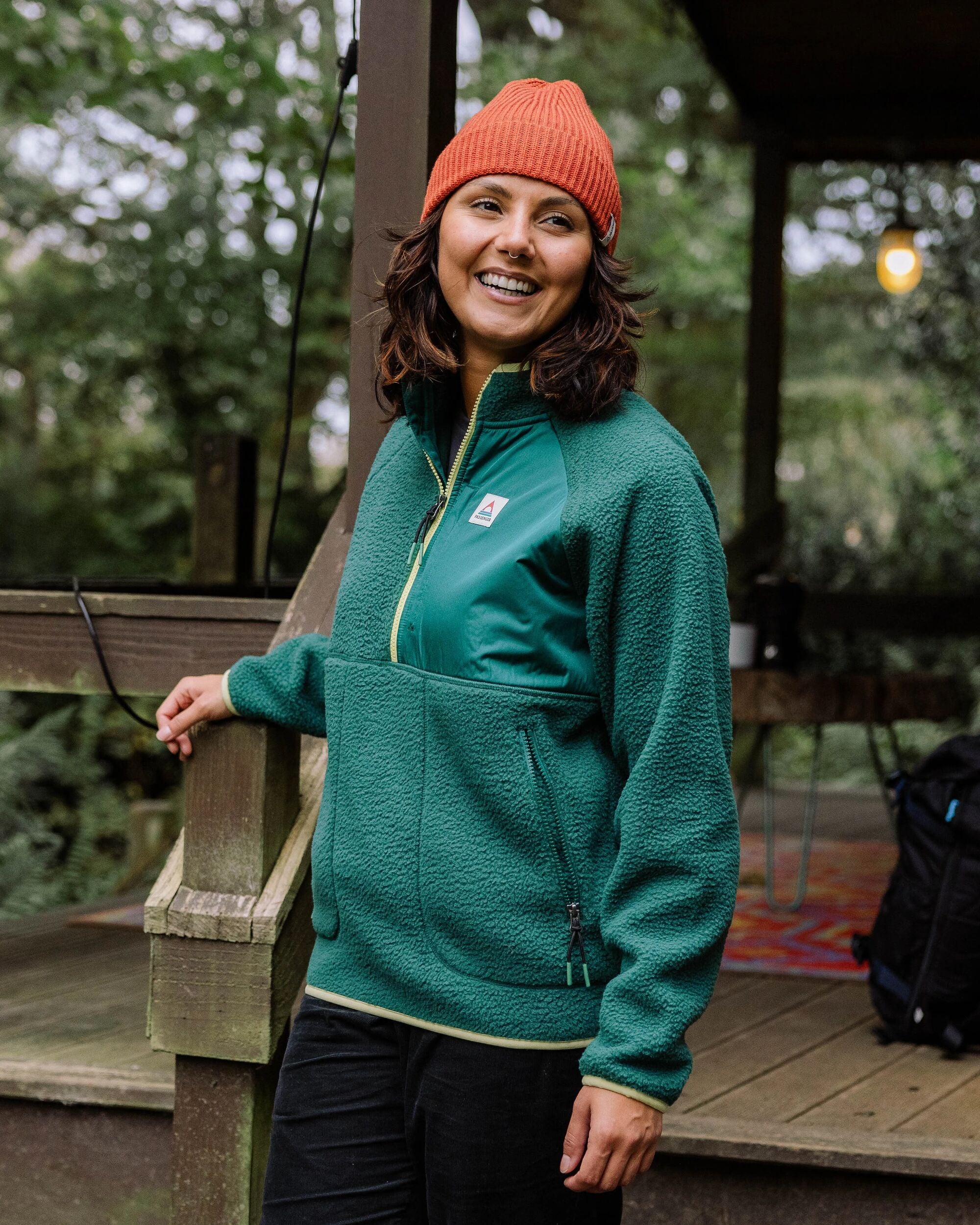 Home Sherpa Fleece - Rain Forest