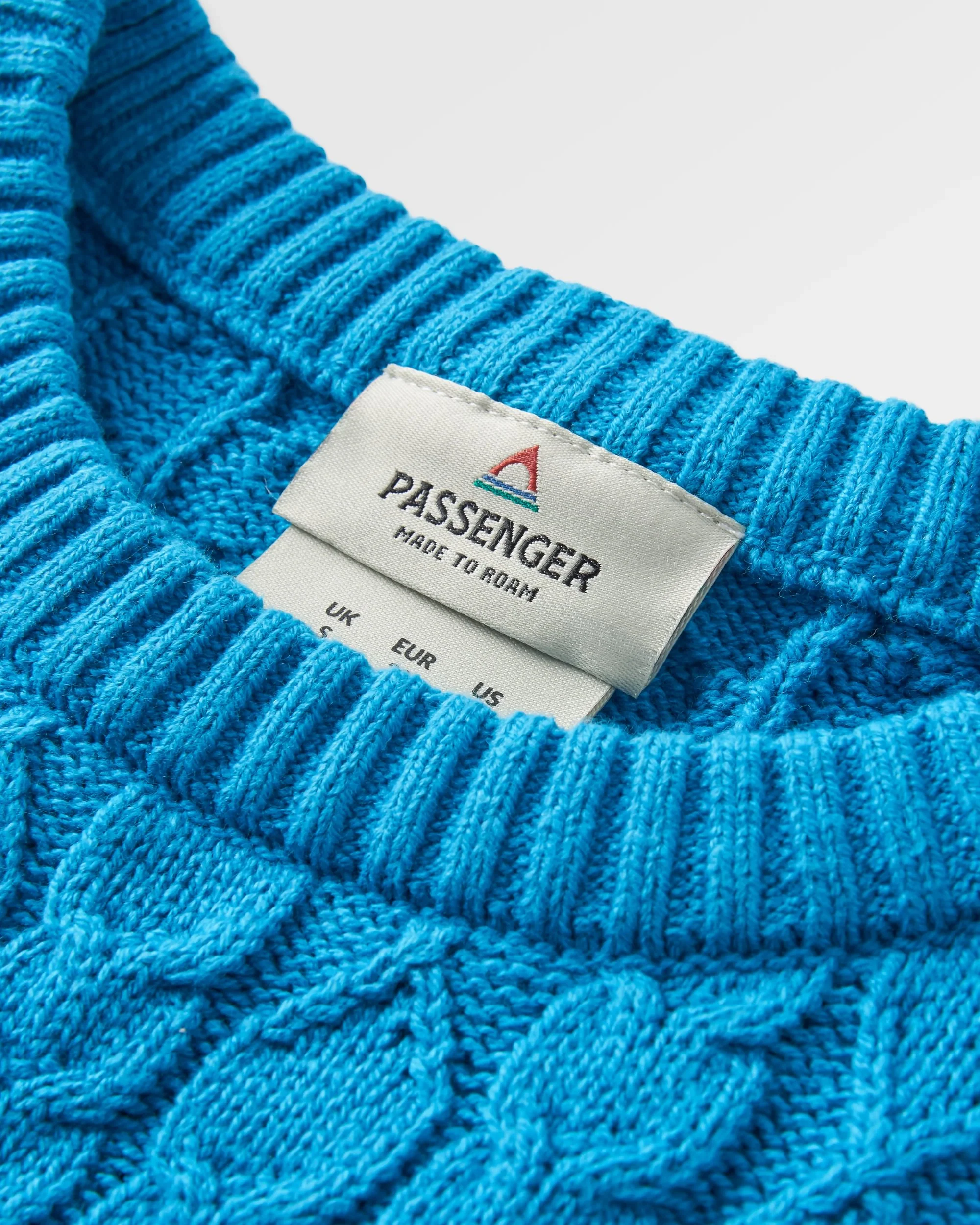 Homely Short Sleeve Knitted Jumper - Bluejay - Image 7