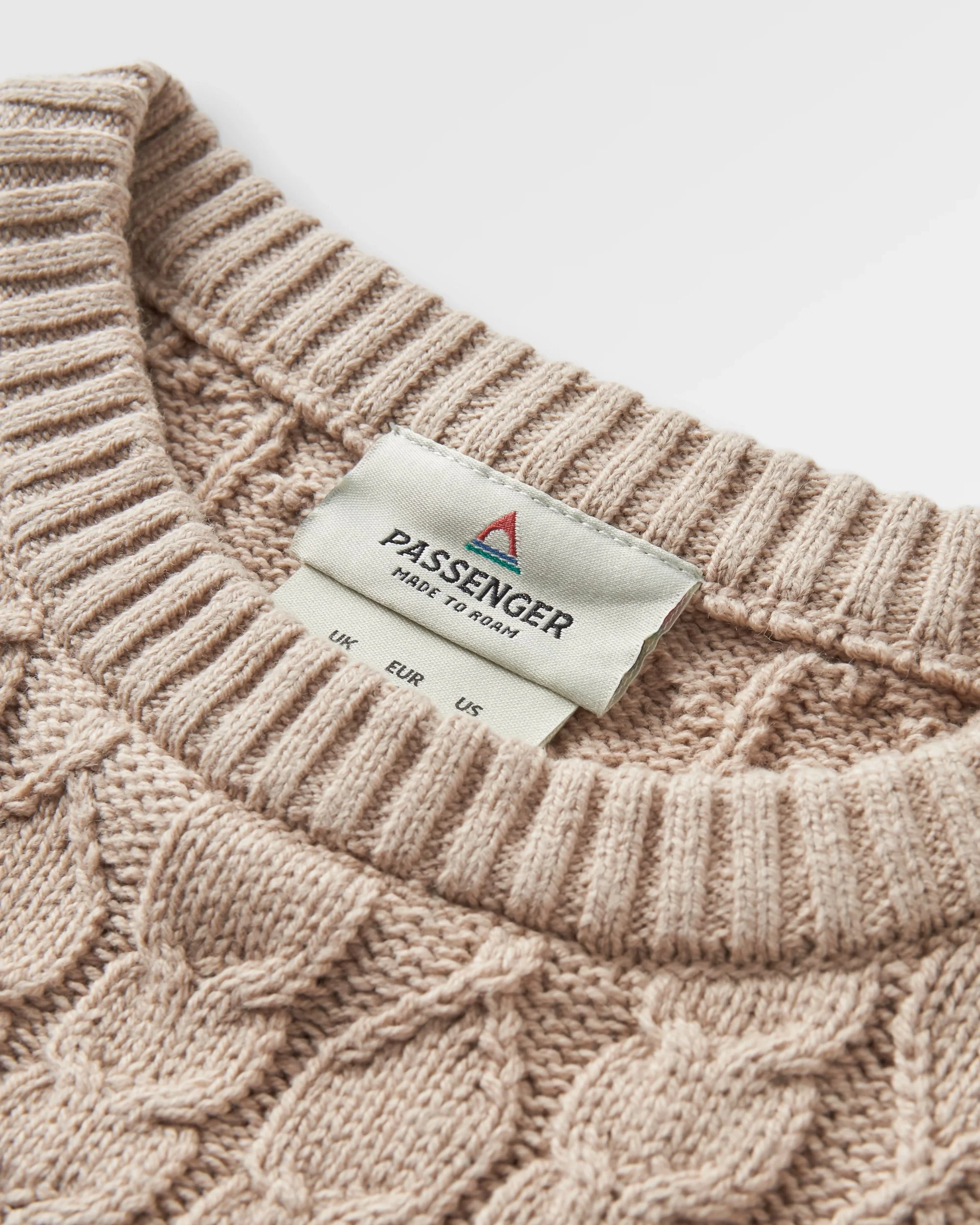 Homely Short Sleeve Knitted Jumper - Simply Taupe - Image 7