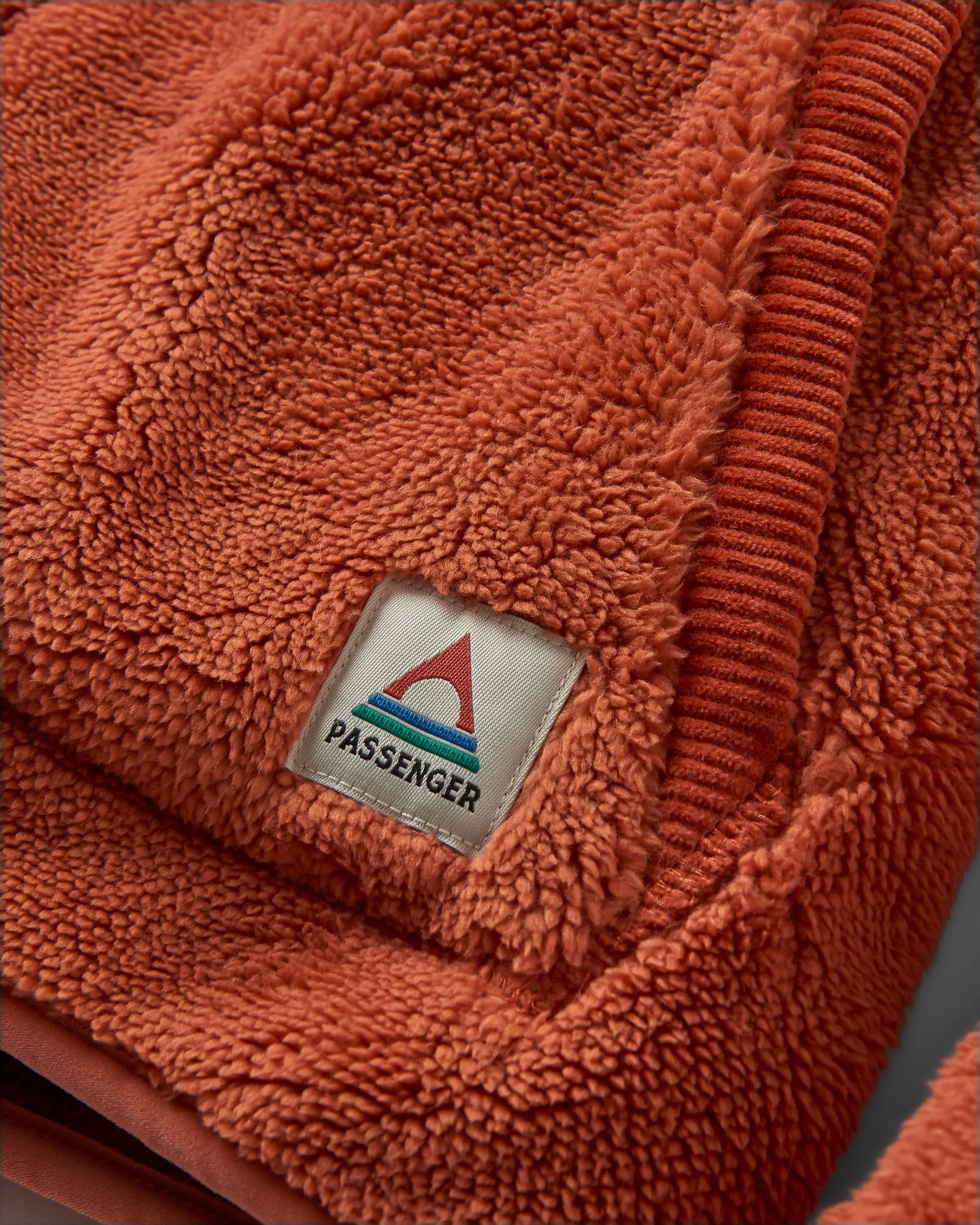 Iris Collarless Fleece - Baked Clay - Image 5