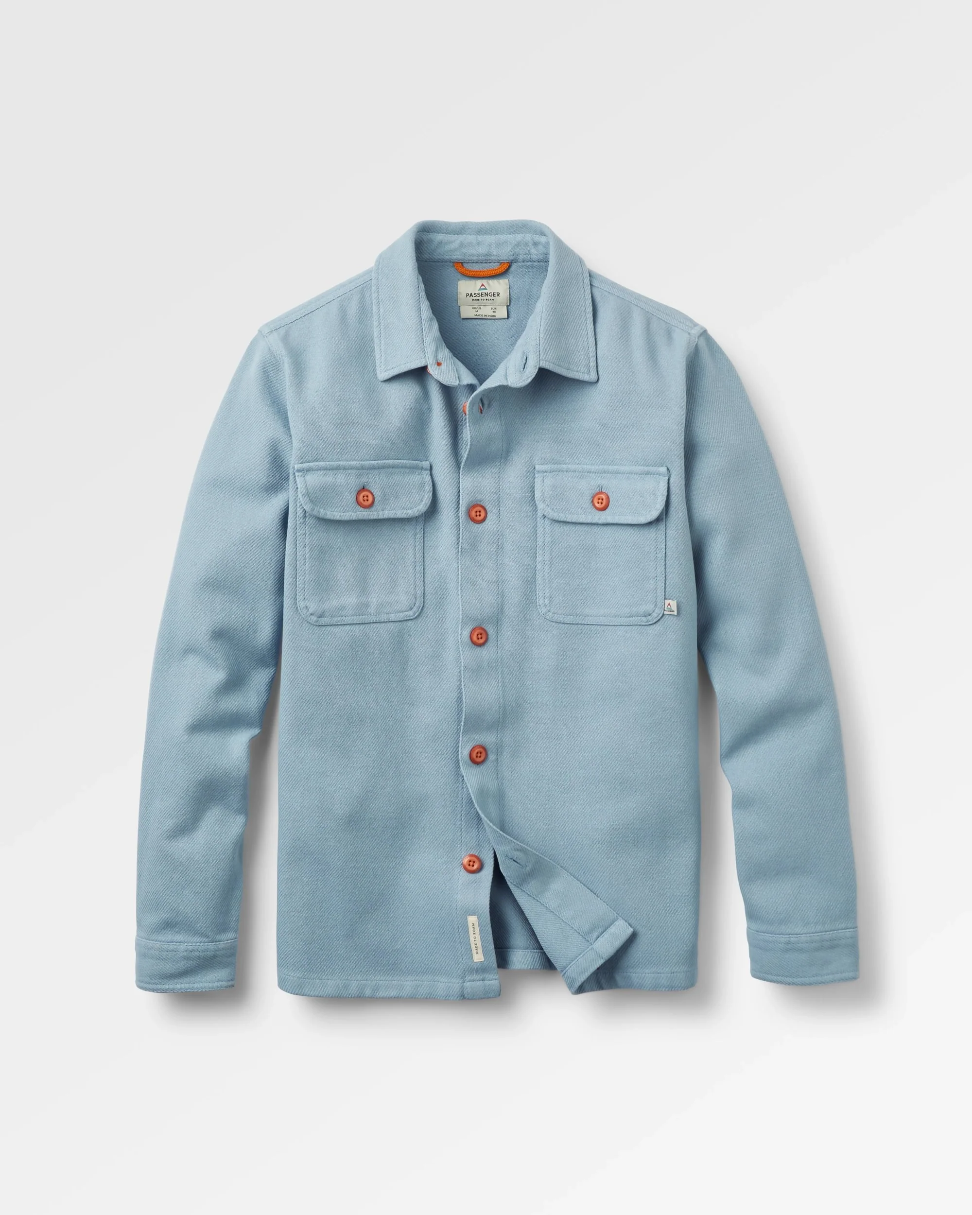 Island Twill Shirt - Faded Denim - Image 2