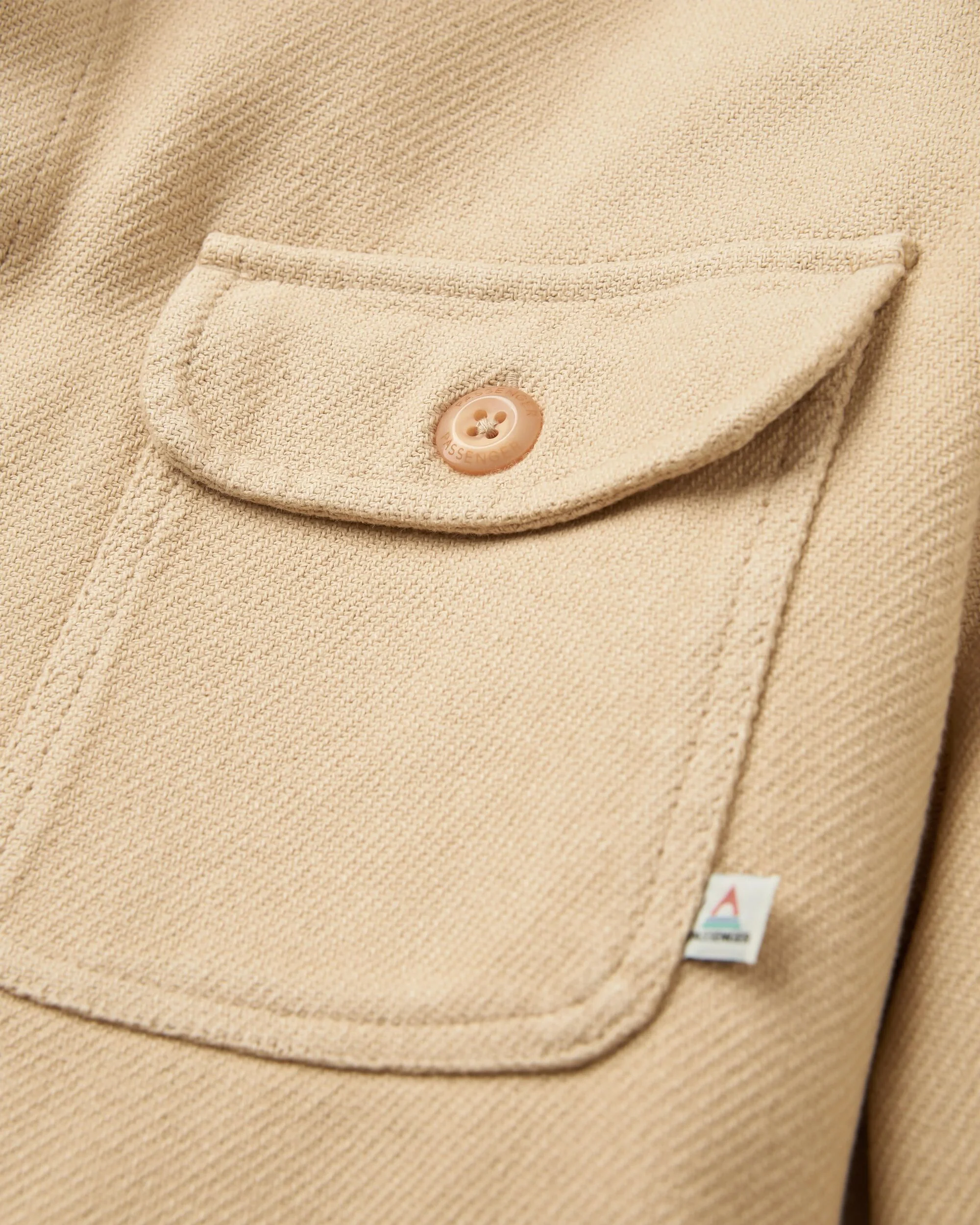 Island Twill Shirt - Stone - Image 7