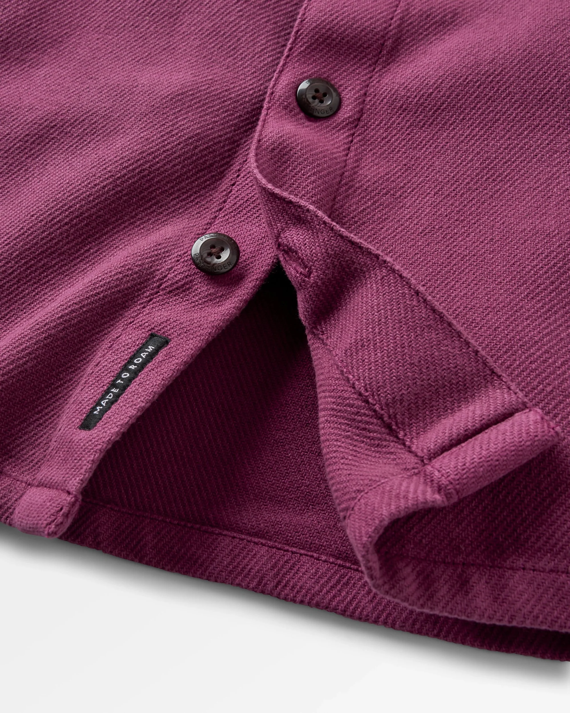 Island Twill Shirt - Warm Berry - Image 6