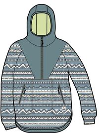 Juana Polar Hooded Fleece - Mountain Geo Arctic - Image 10