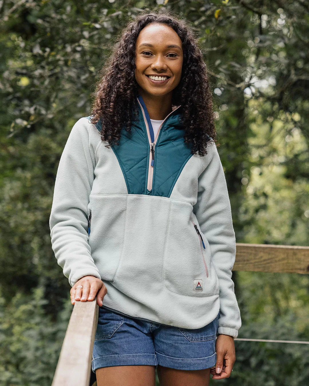 Juana Polar Hooded Fleece - Surf Spray - Image 2