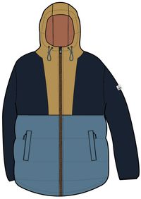 Kai Insulated Jacket - Rich Navy - Image 10