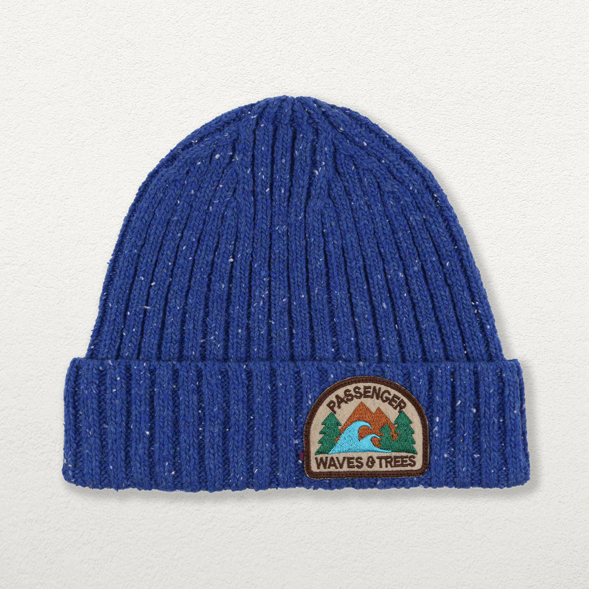 Katira Rib Knit Beanie - Blue Coral - Image 7
