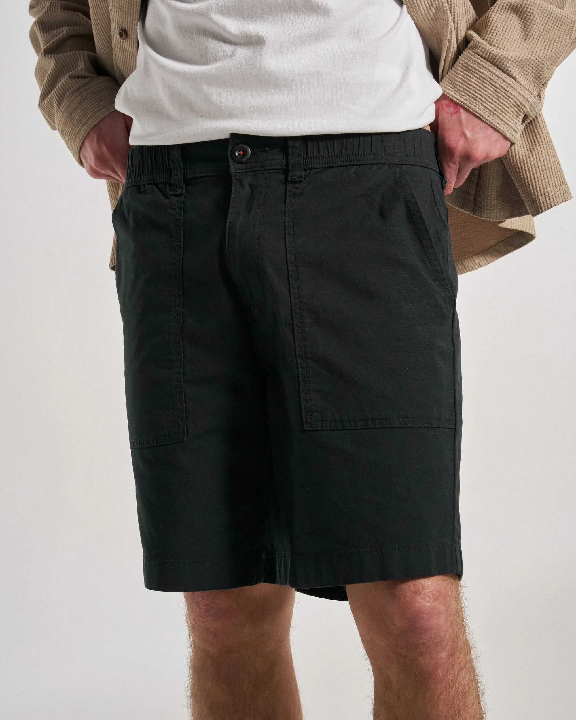 Kimmer Ripstop Cotton Short - Black - Image 3