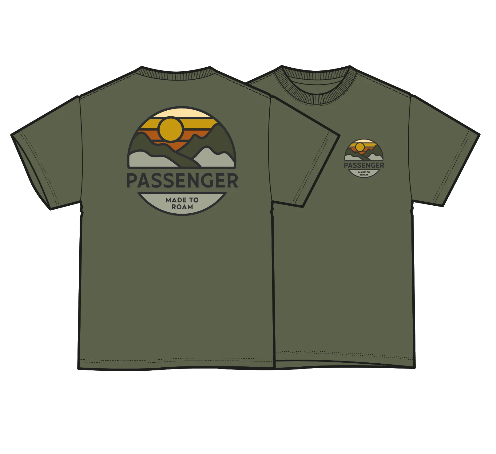 Laidback Relaxed Fit T-Shirt - Khaki - Image 7