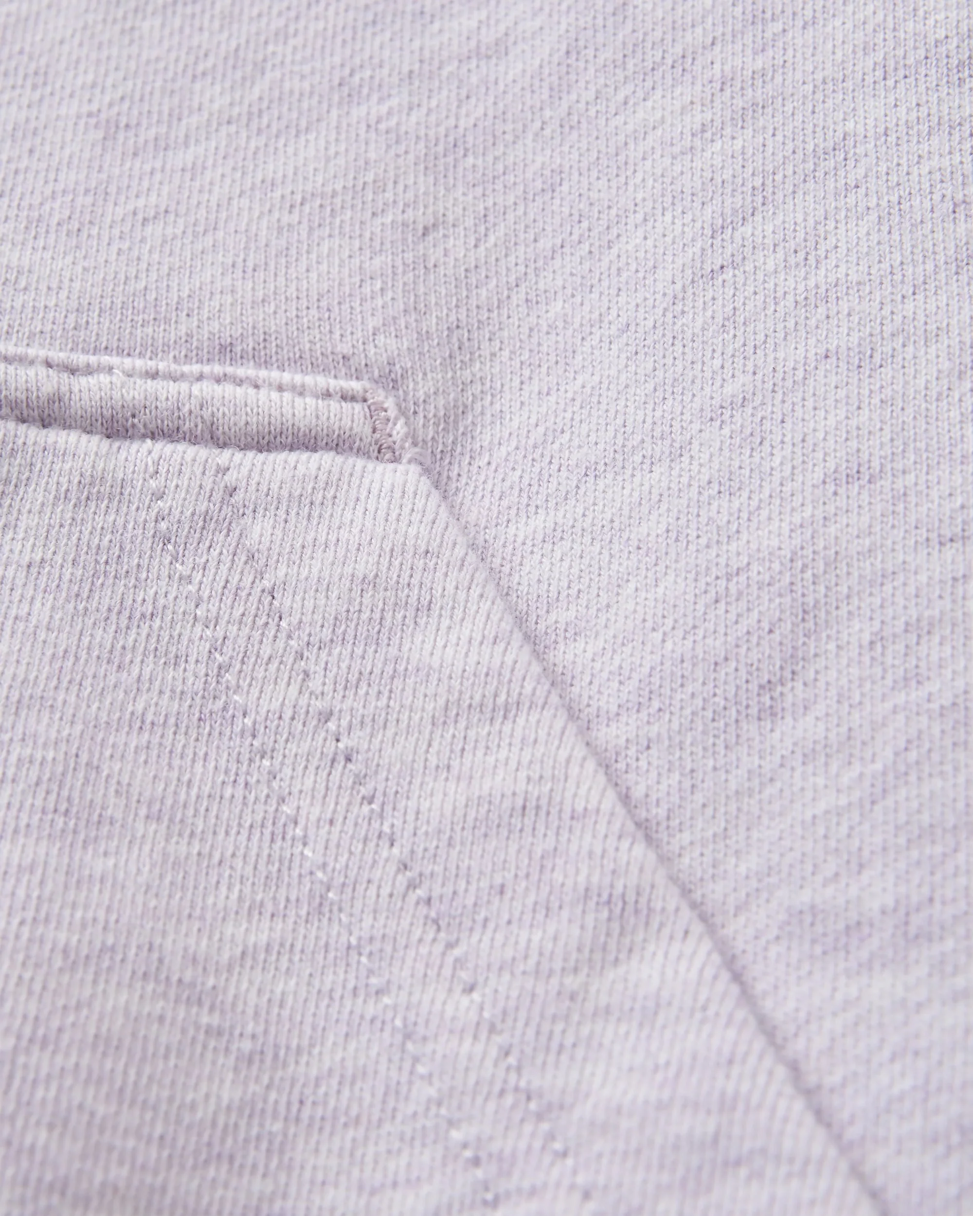 Laidback Organic Cotton Hoodie - Lilac Mist Marl - Image 10