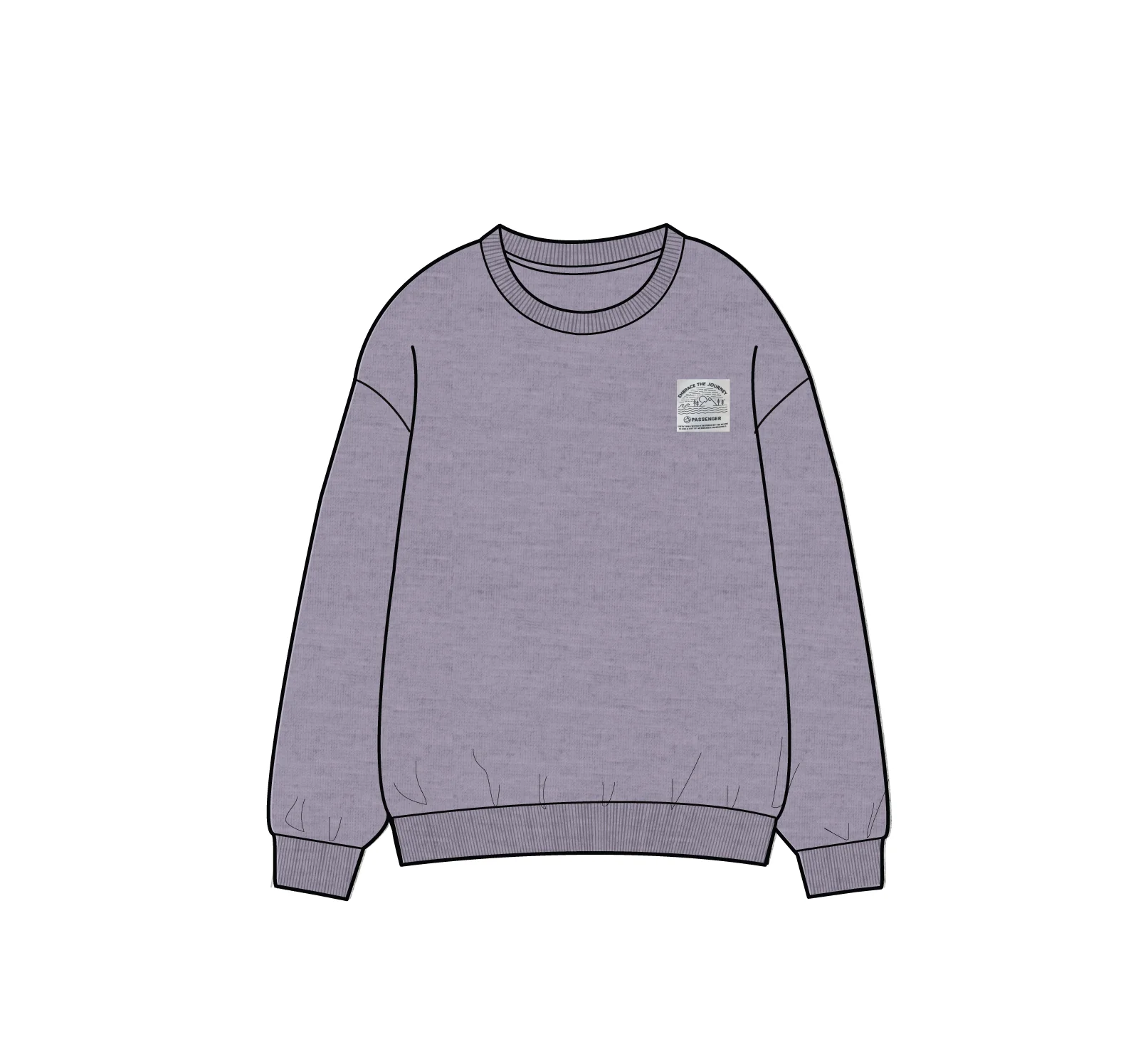 Legacy Sweatshirt - Purple Haze Marl - Image 7