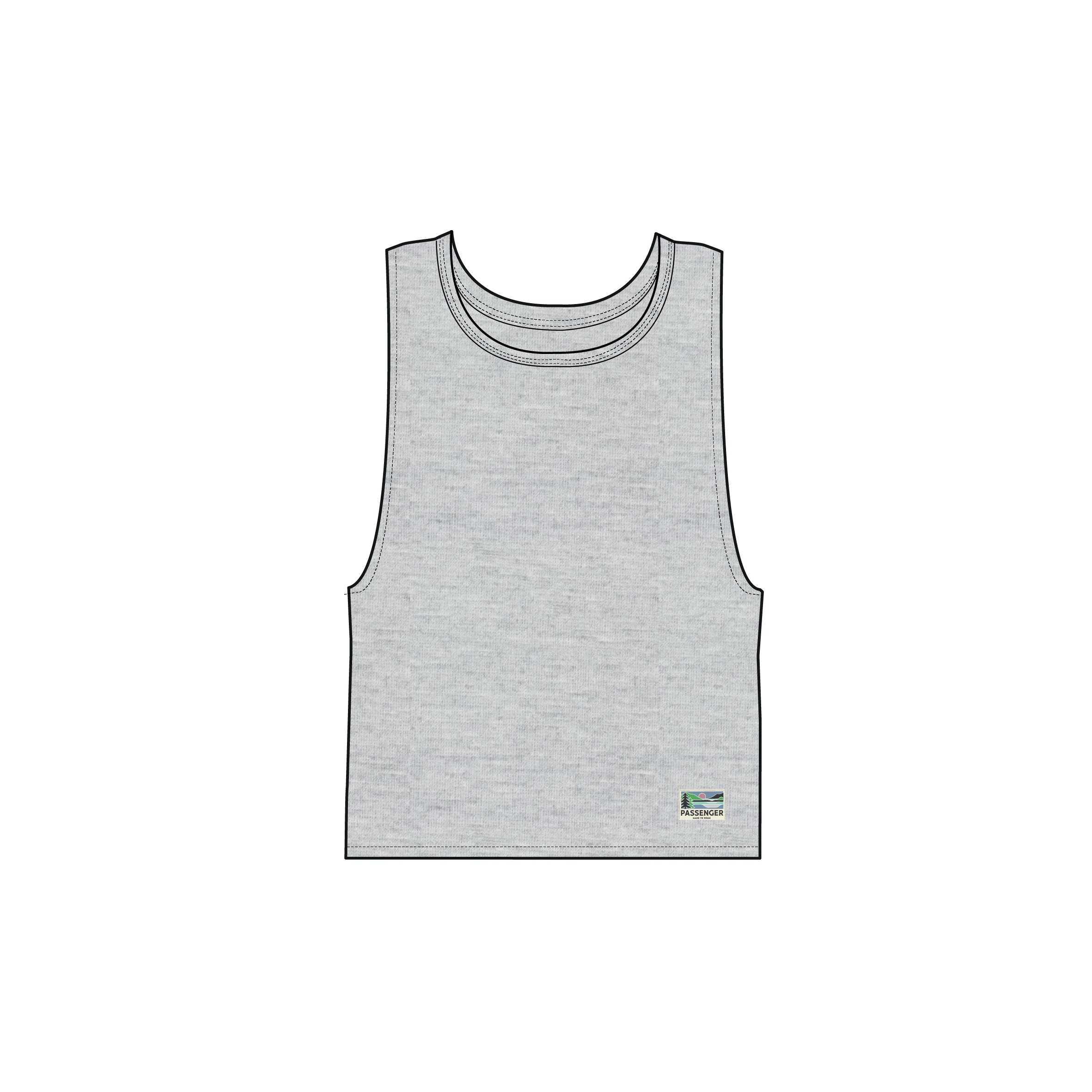 Legacy Vest - Light Grey Marl - Image 5