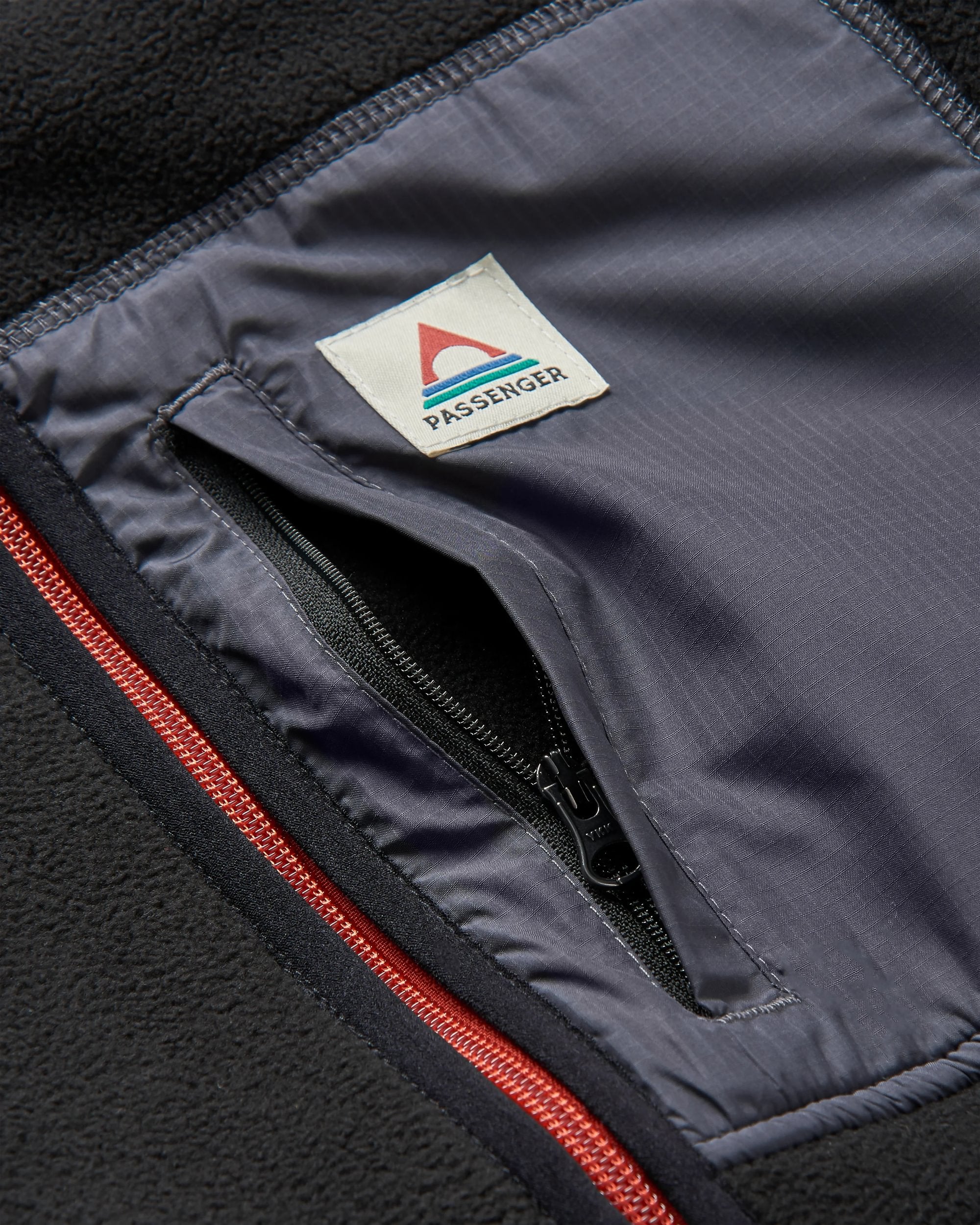 Loch Hooded Polar Fleece - Black - Image 9