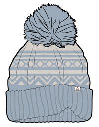 Lodge Bobble Hat - Blue Fog - Image 5