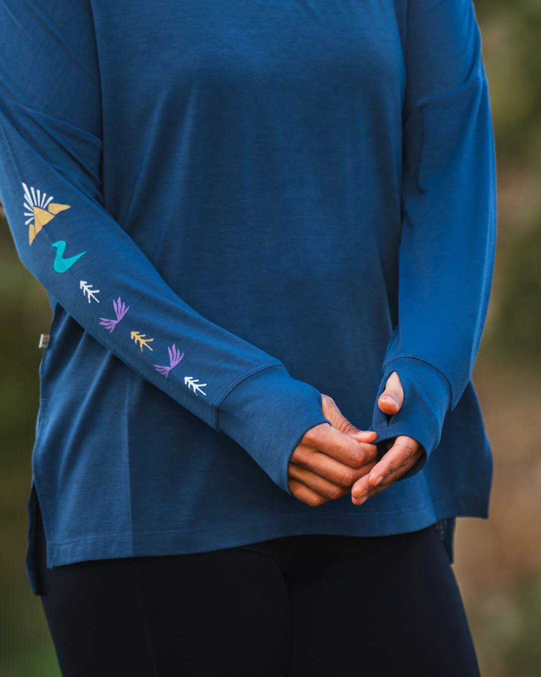 Lotus Active LS Top - Dark Denim - Image 4