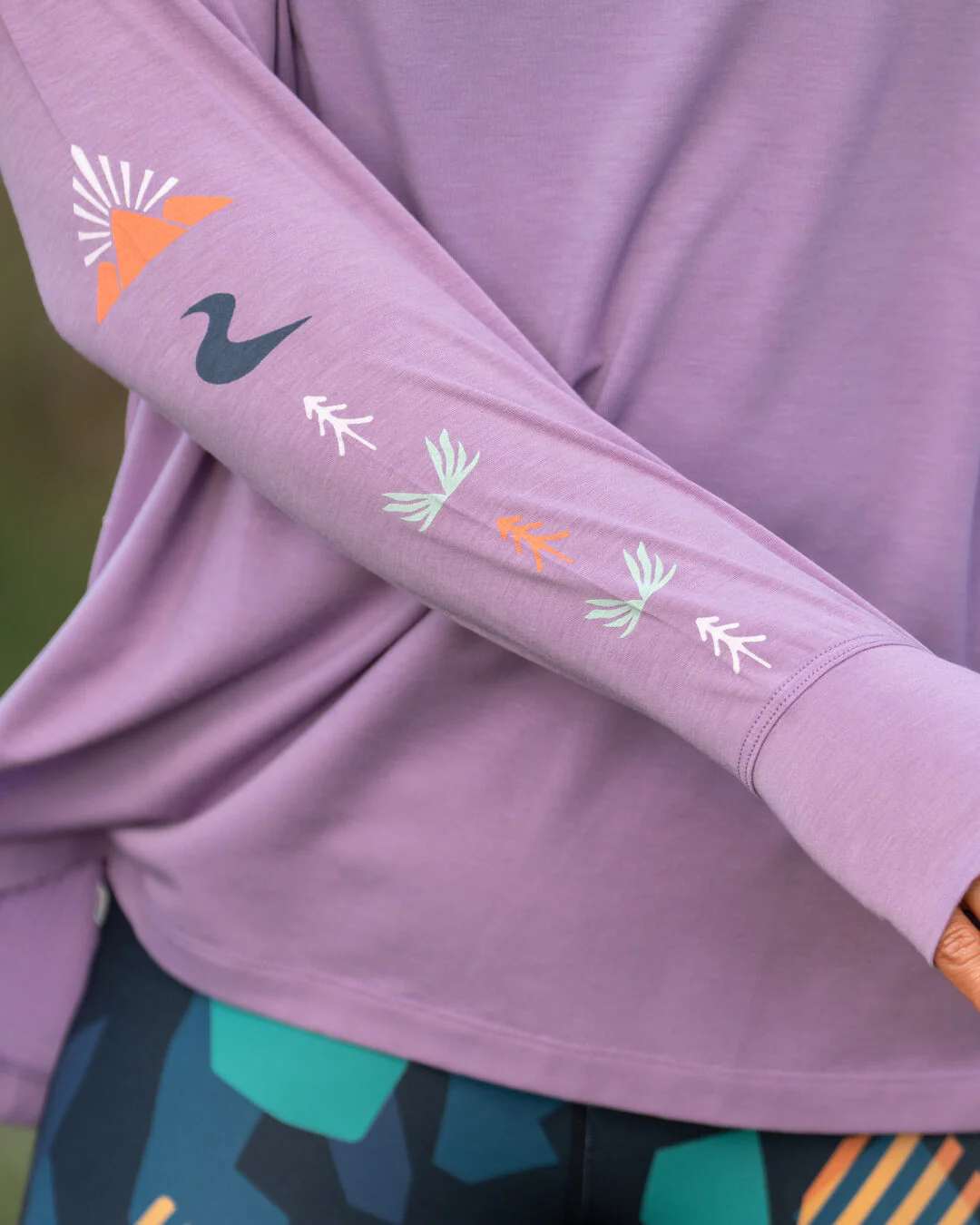 Lotus Active LS Top - Lilac - Image 4